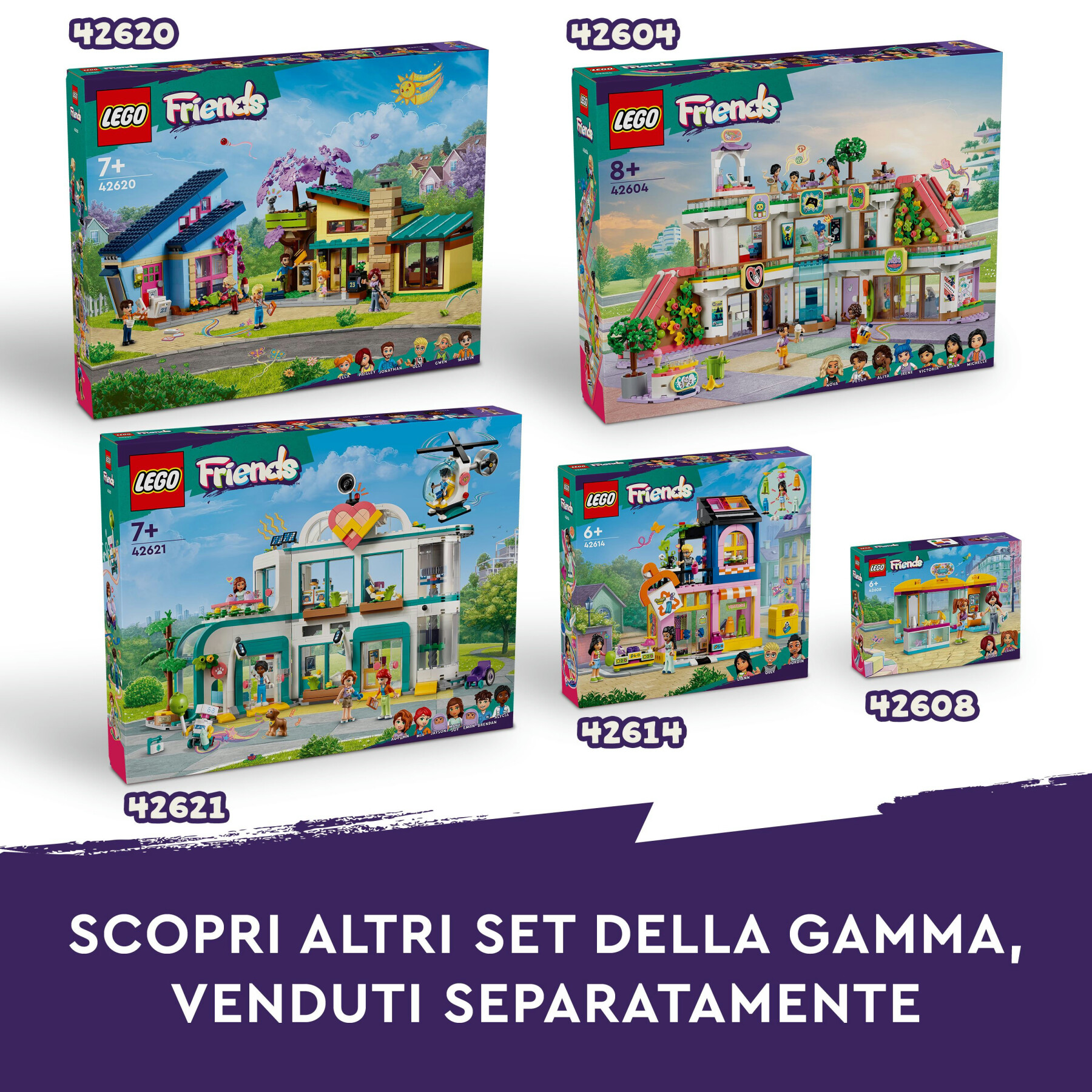 Lego friends 42639 la villa moderna di andrea, giochi per bambini 14+, casa delle bambole giocattolo, regalo di compleanno - LEGO FRIENDS