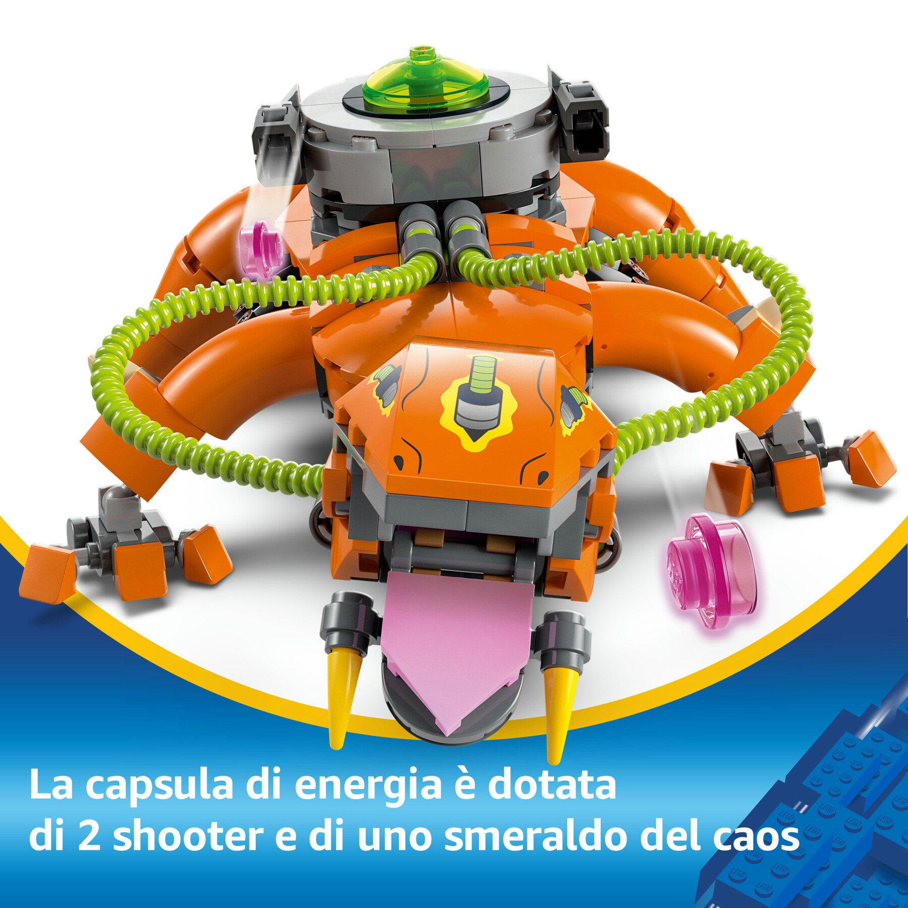 Lego sonic 77003 super shadow vs. biolizard, giochi d'azione per bambini 9+, personaggi e robot giocattolo, regalo per gamer - Lego