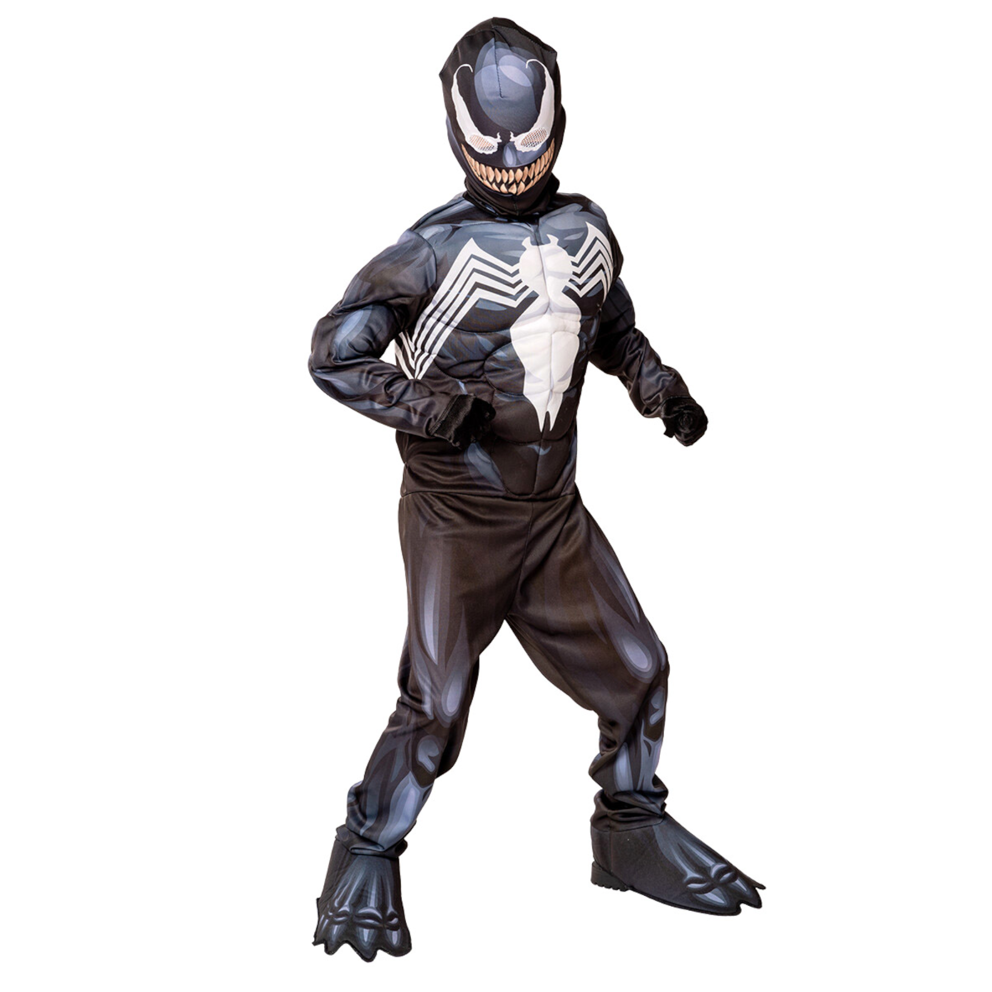 Costume venom con muscoli per bambino disponibile in diverse taglie - MARVEL, Spiderman