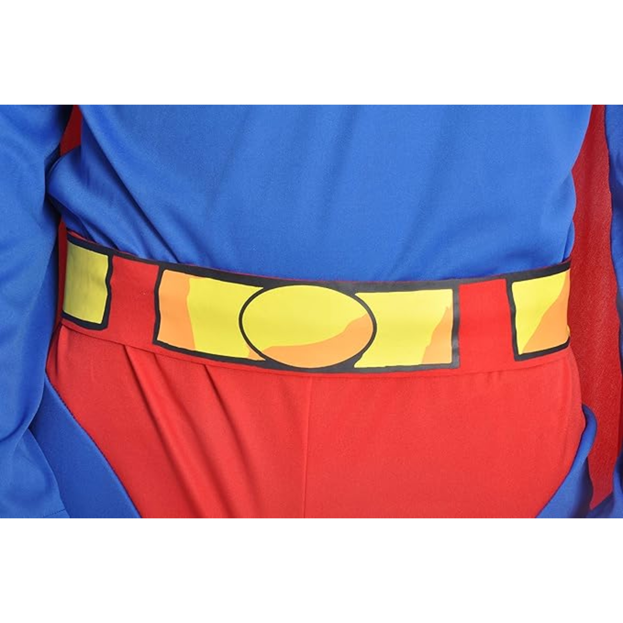Costume superman dc comics per adulti taglia unica – abito con mantello, cintura e collant stampato - DC COMICS
