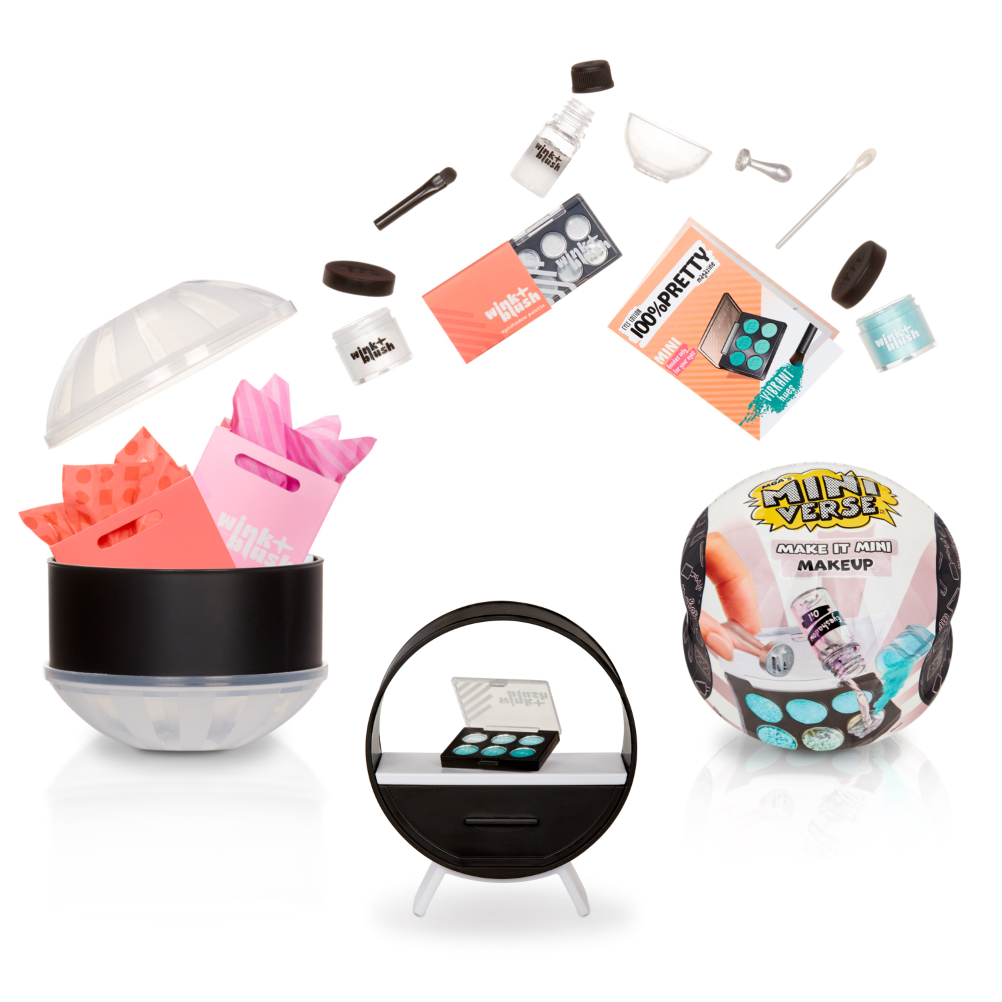 Miniverse make it mini makeup - mini oggetti da collezione, fai da te, prodotti cosmetici reali, smalto per unghie, ombretto e altro - MINIVERSE MGA