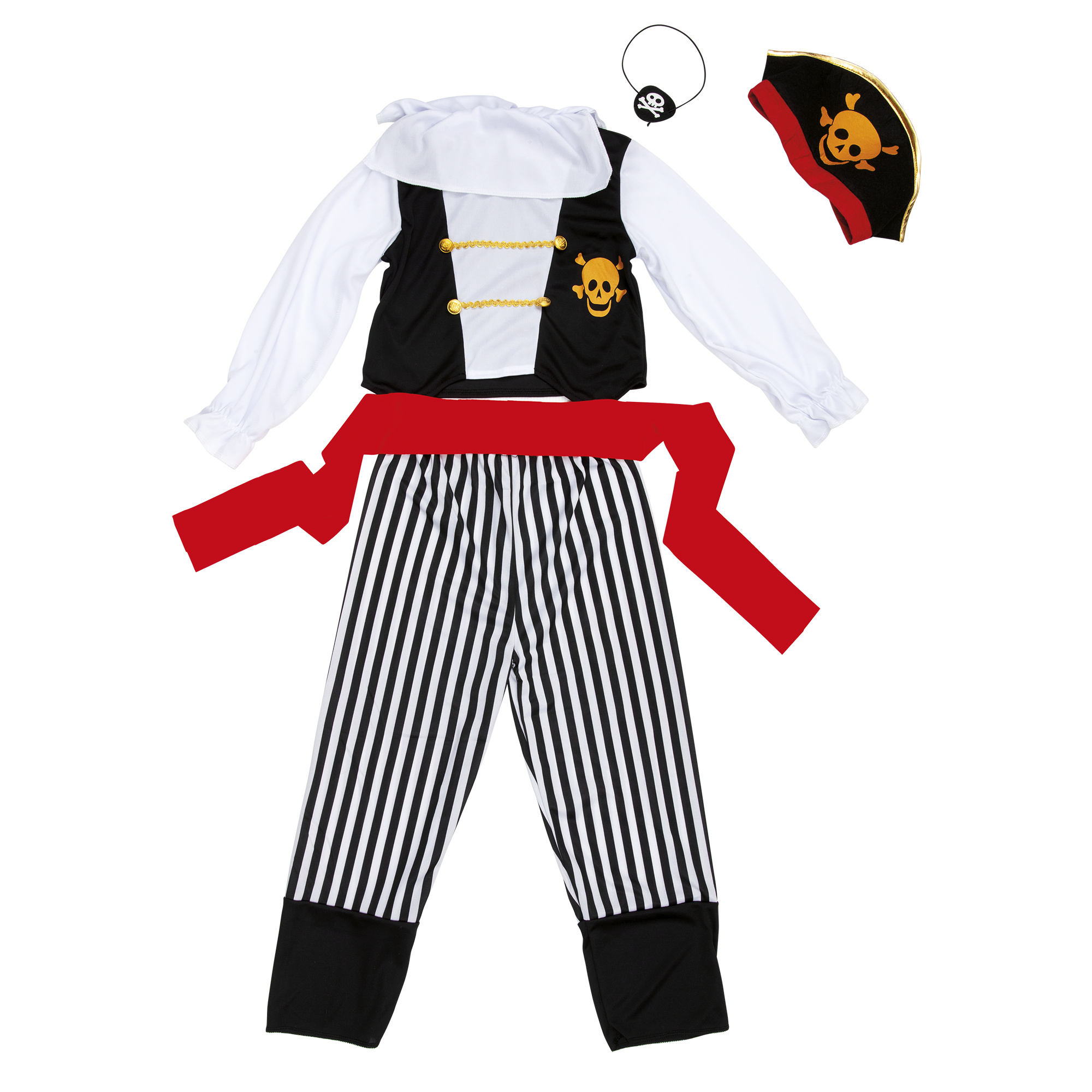 Costume pirata per bambini disponibile in diverse taglie - INVINCIBLE HEROES