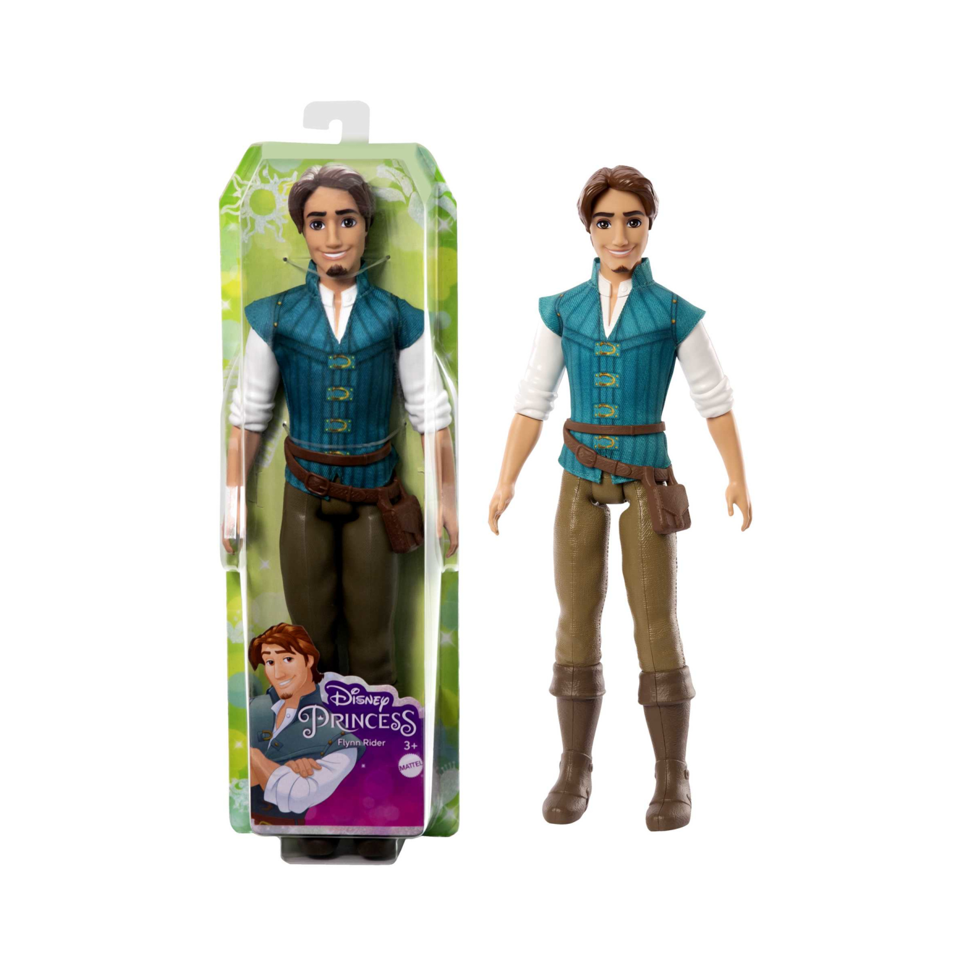 Mattel disney princess - flynn rider bambola con look ispirato al film rapunzel - DISNEY PRINCESS