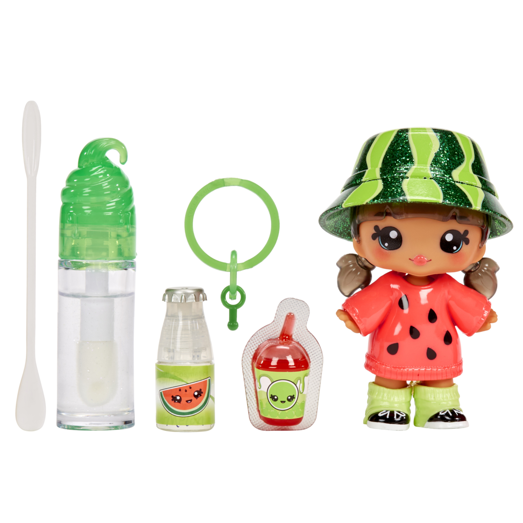 Yummiland lipgloss doll - bambola profumata con kit di lucidalabbra fai da te – 6 modelli assortiti venduti separatamente - LOL SURPRISE