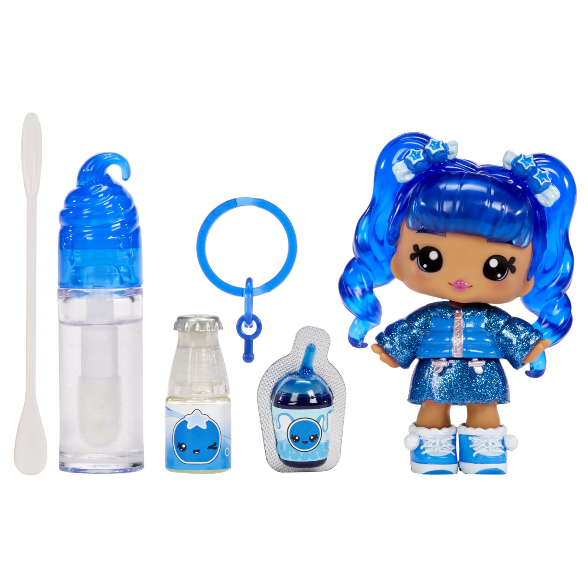 Yummiland lipgloss doll - bambola profumata con kit di lucidalabbra fai da te – 6 modelli assortiti venduti separatamente - LOL SURPRISE