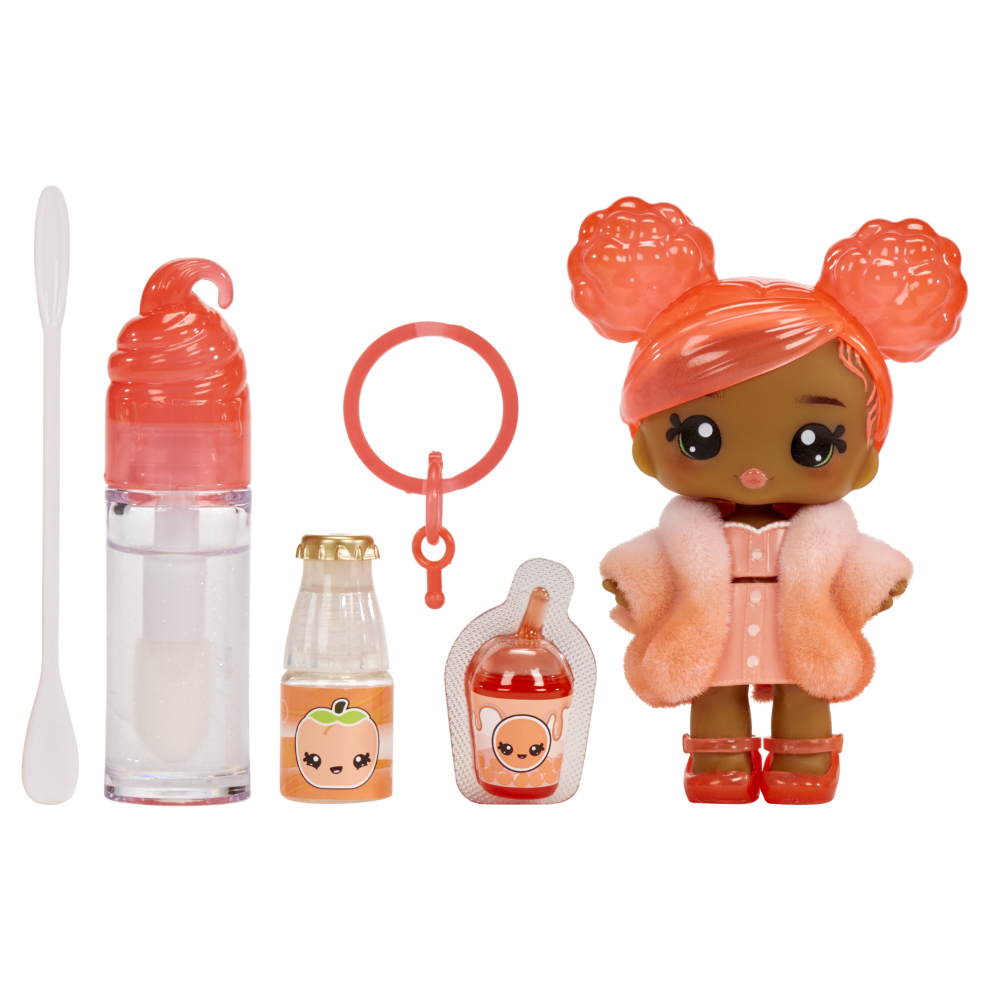 Yummiland lipgloss doll - bambola profumata con kit di lucidalabbra fai da te – 6 modelli assortiti venduti separatamente - LOL SURPRISE