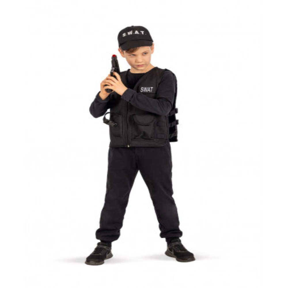 Set swat bimbo (giacca, cappello, pistola) - CARNIVAL TOYS