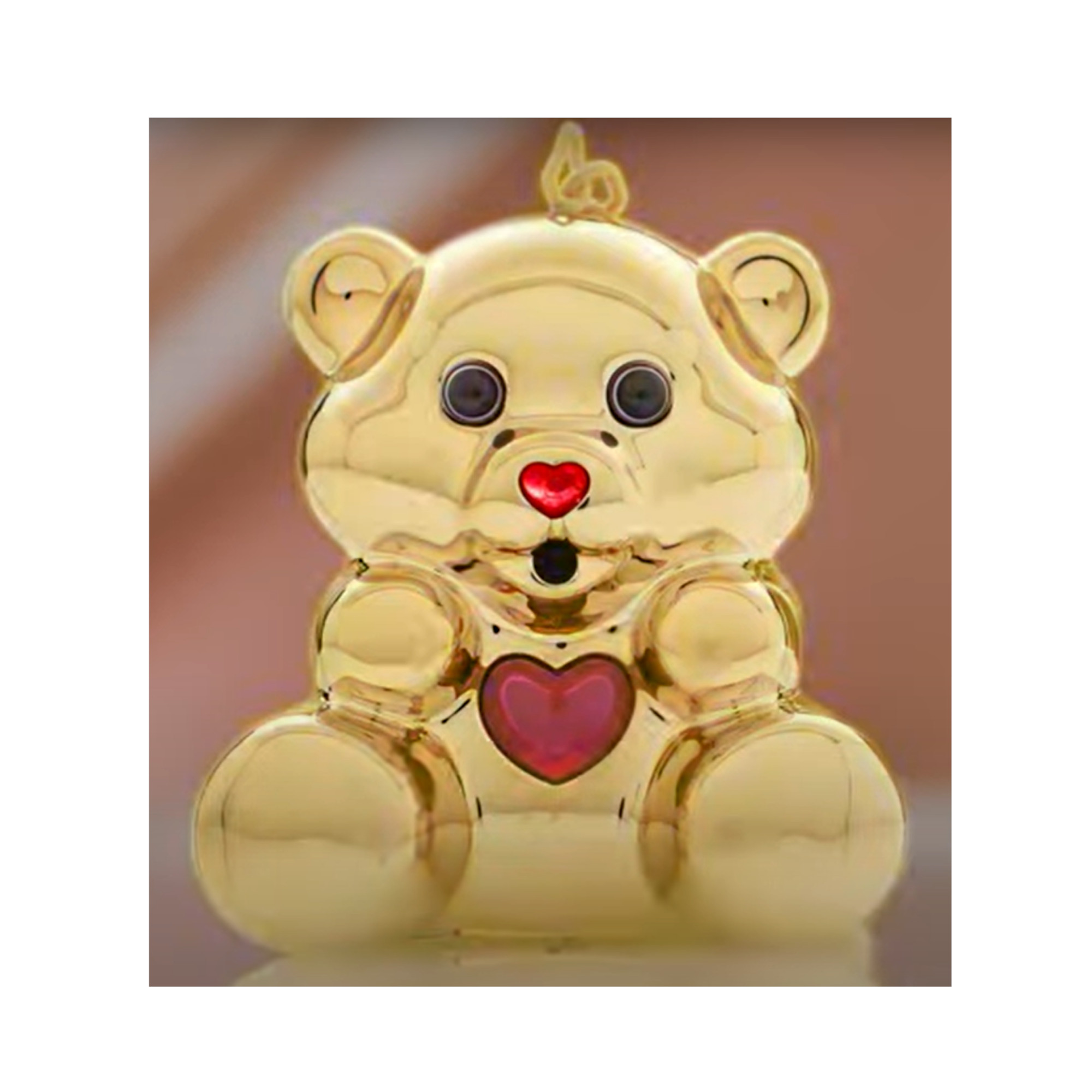Coccolotti oh my gold: gli orsetti metal con funzione registrazione - portachiavi interattivo da portare sempre con te - assortito - 3+ - regalo perfetto per bambini e adulti - per donna, uomo - 