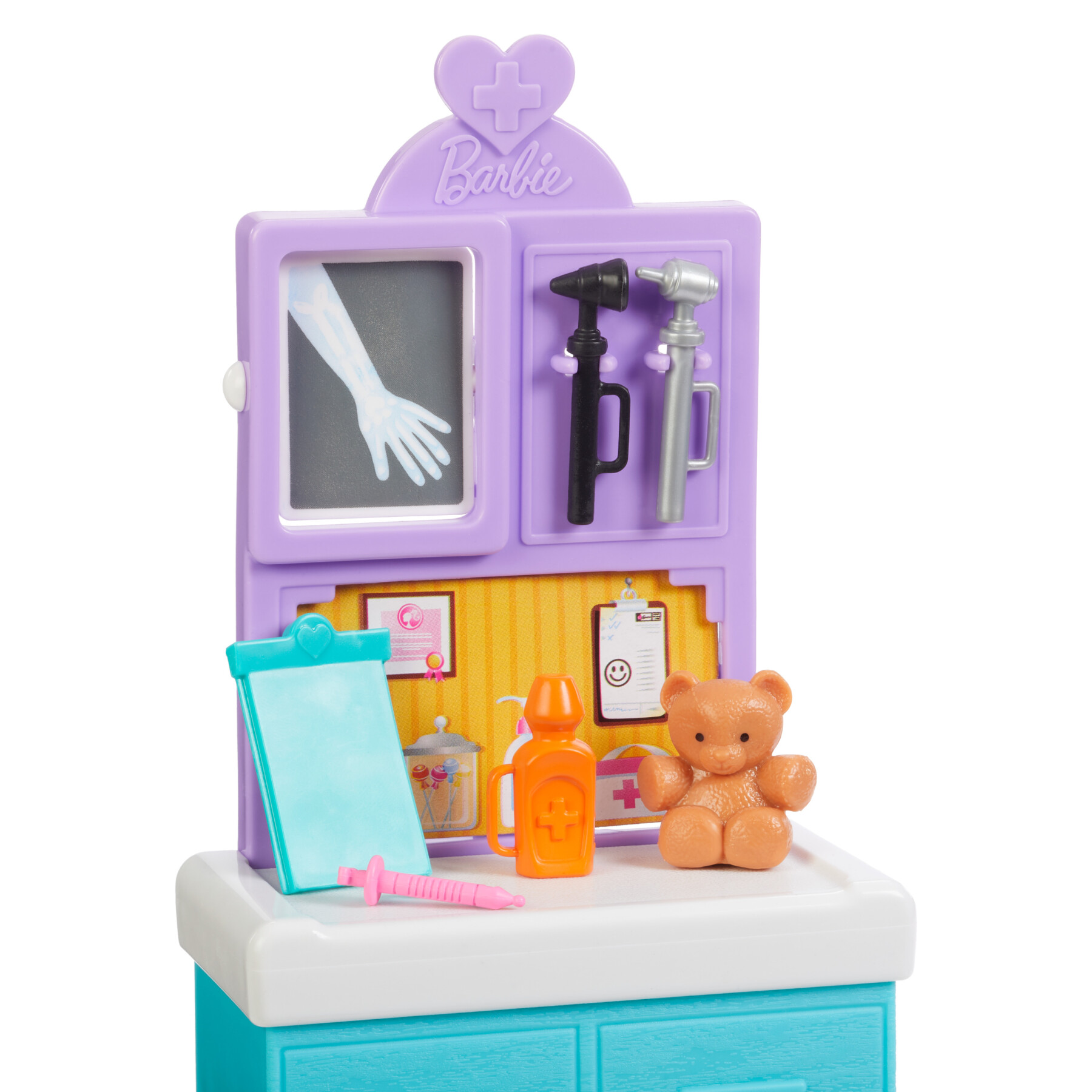 Barbie pediatra set con bambola e accessori a tema - Barbie