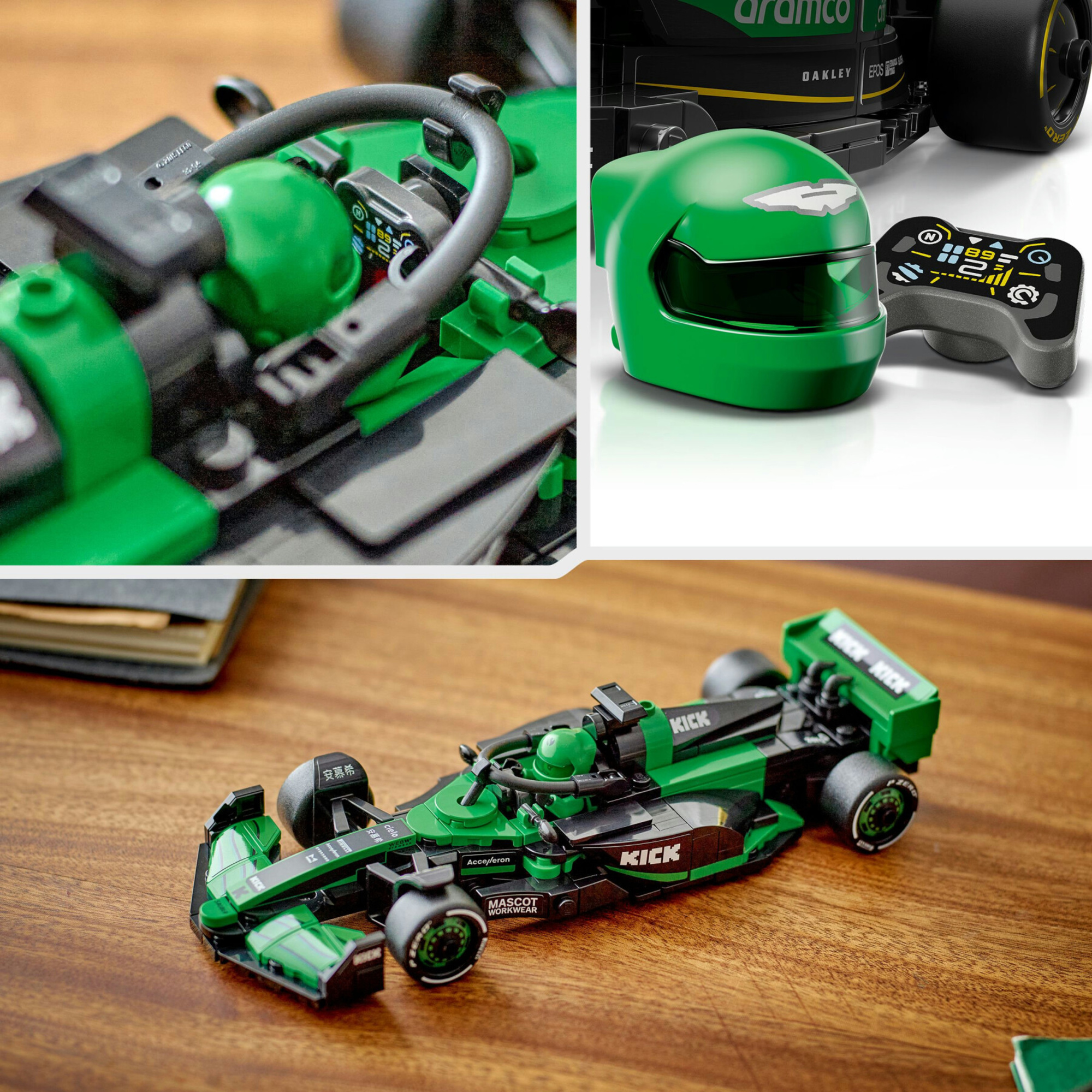 Lego speed champions 77247 auto da corsa kick sauber f1 team c44 macchina giocattolo da collezione con minifigure, bambini 10+ - LEGO SPEED CHAMPIONS