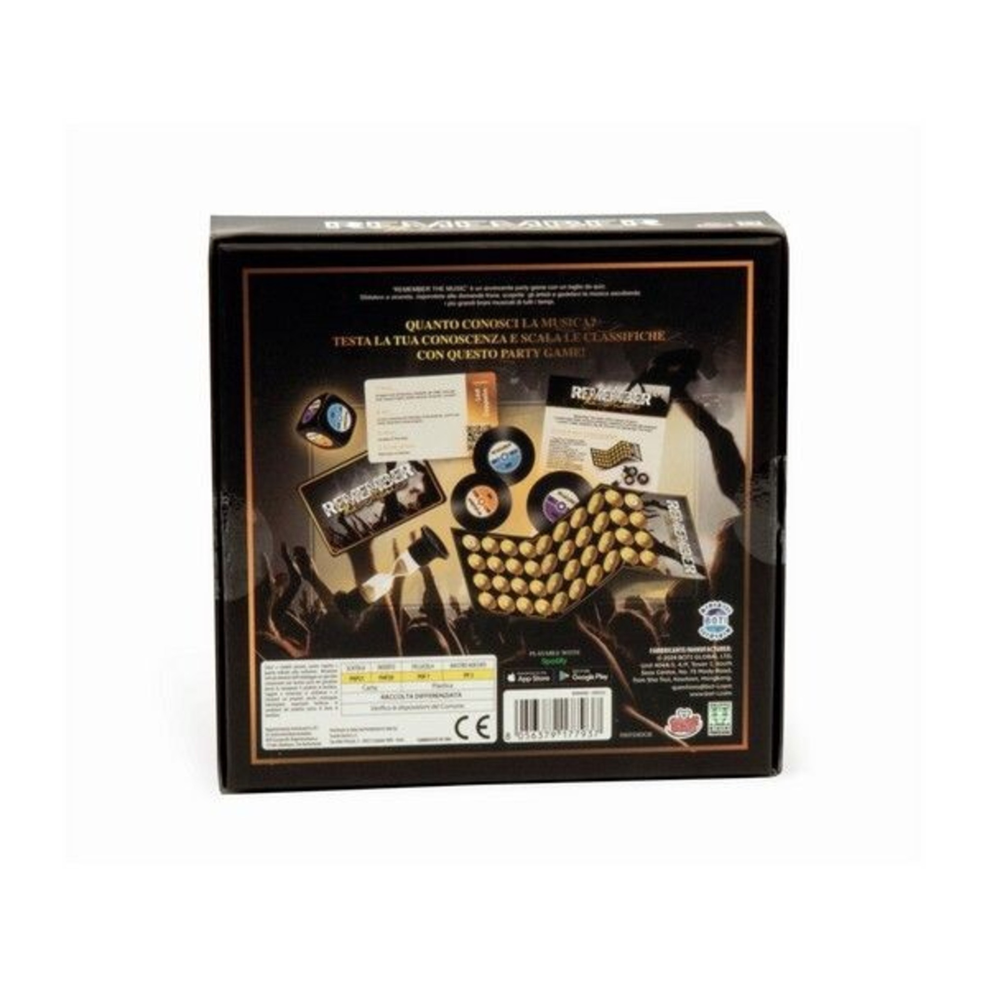 Remember the music: il gioco musicale con 300 artisti, quiz e qrcode spotify - 2-6 giocatori - 12+ - 3D MAGIC