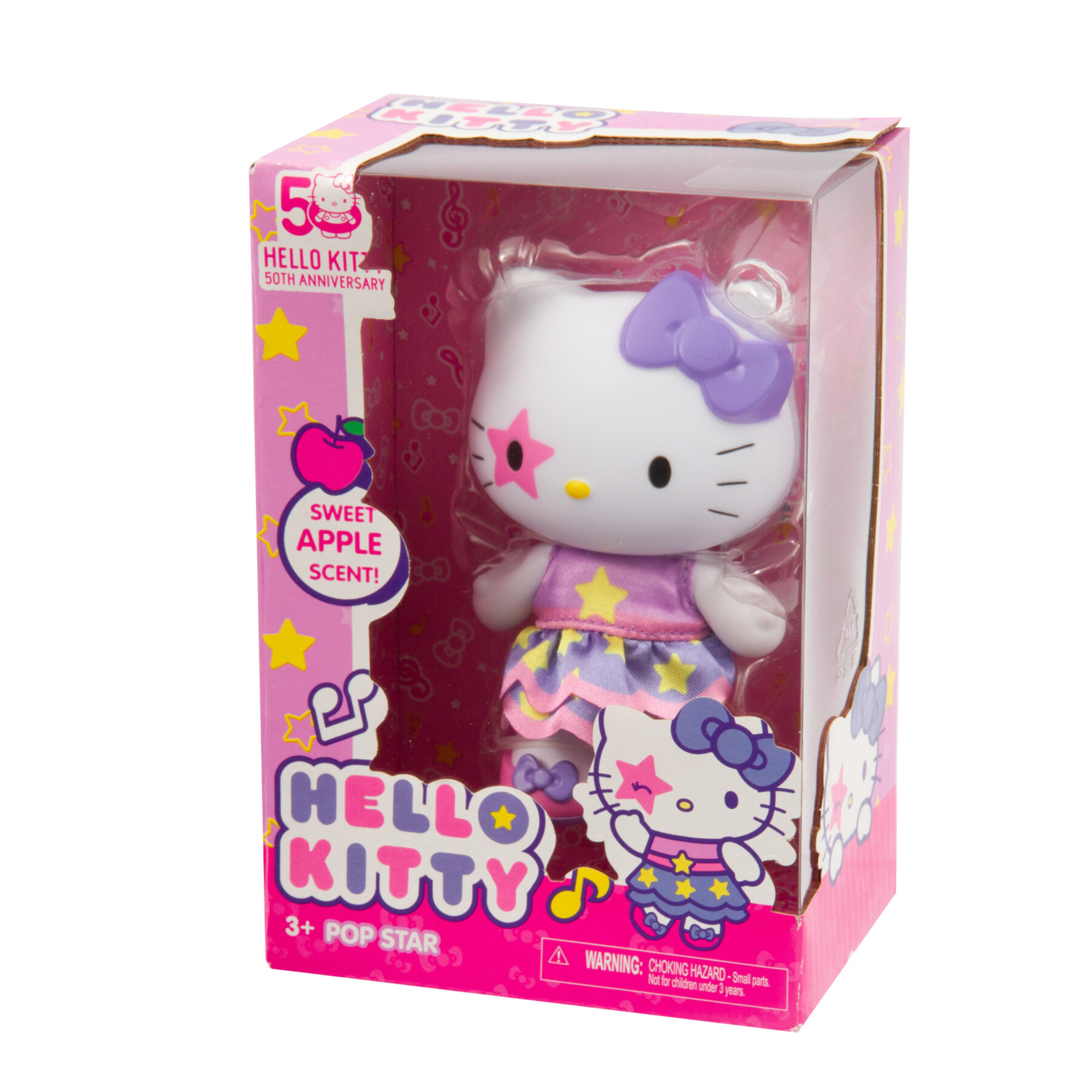 Bambola hello kitty 10 cm - vestito in tessuto, scarpine removibili e profumo delicato - Hello Kitty