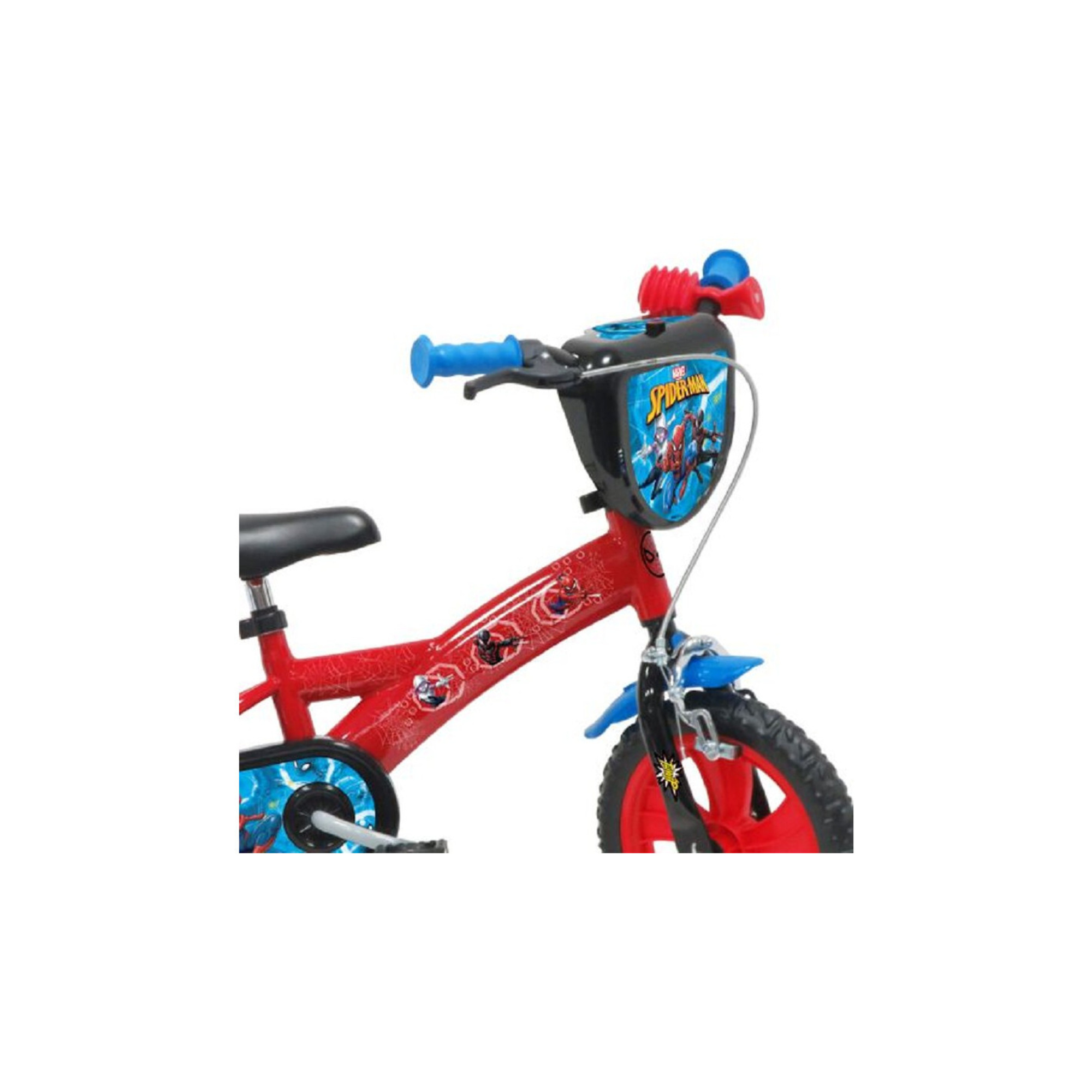 Bicicletta per bambini marvel spiderman 12" - perfetta per i piccoli eroi - Spiderman