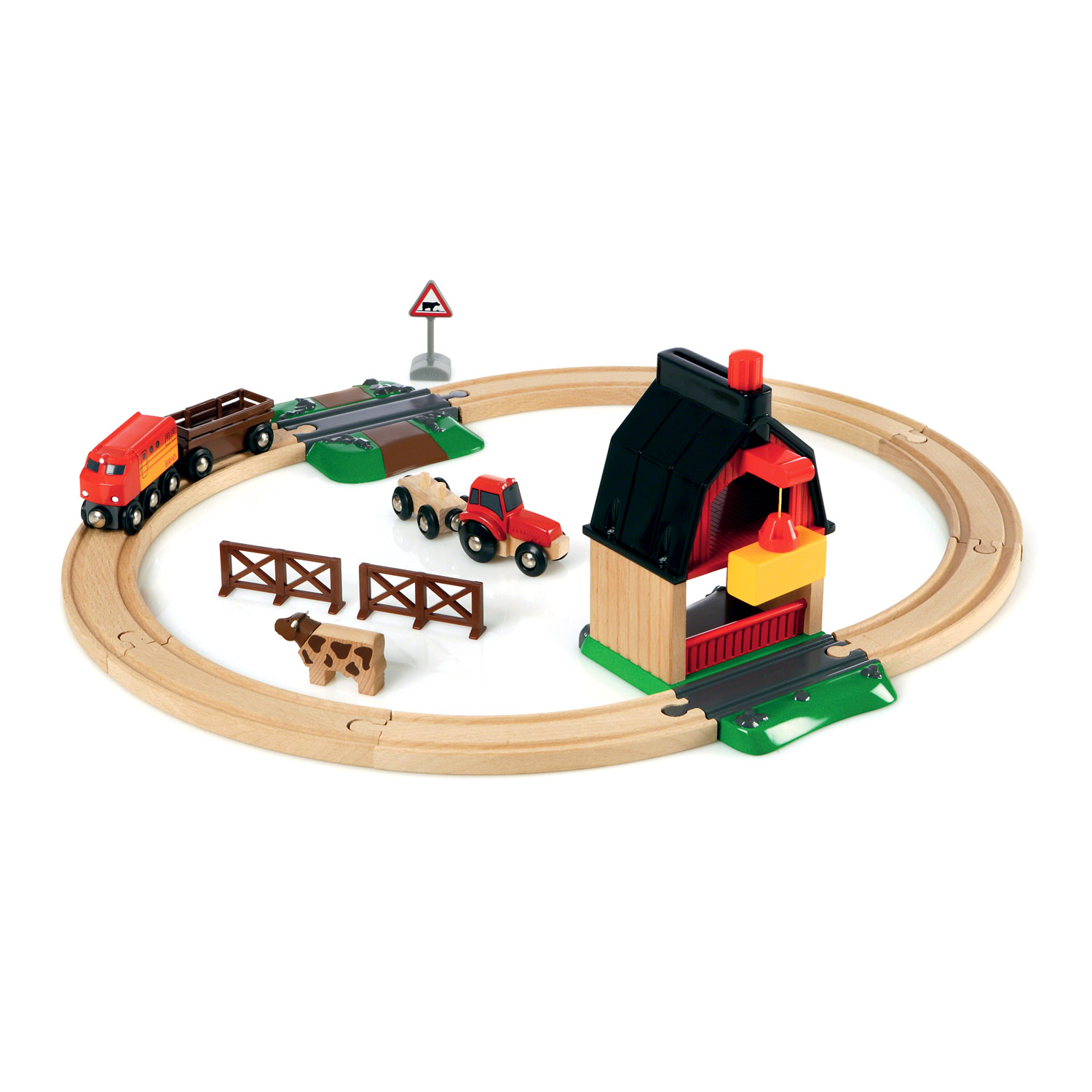 Brio set ferrovia animali - 30 pezzi - pista in legno per bambini - BRIO
