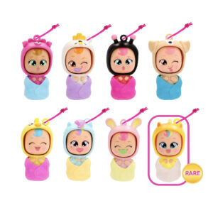 Cry babies playtime newborns - 8 bamboline portachiavi da collezionare - assortito - CRY BABIES