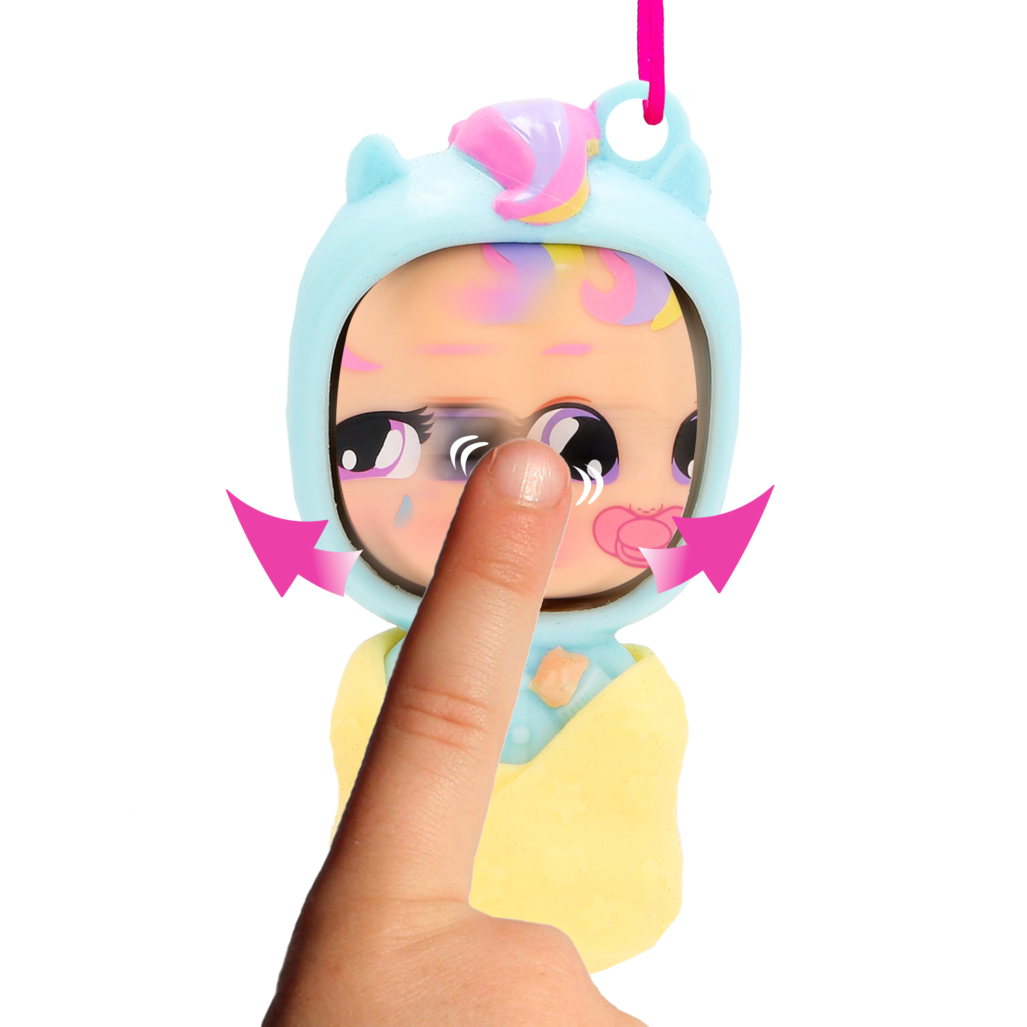 Cry babies playtime newborns - 8 bamboline portachiavi da collezionare - assortito - CRY BABIES