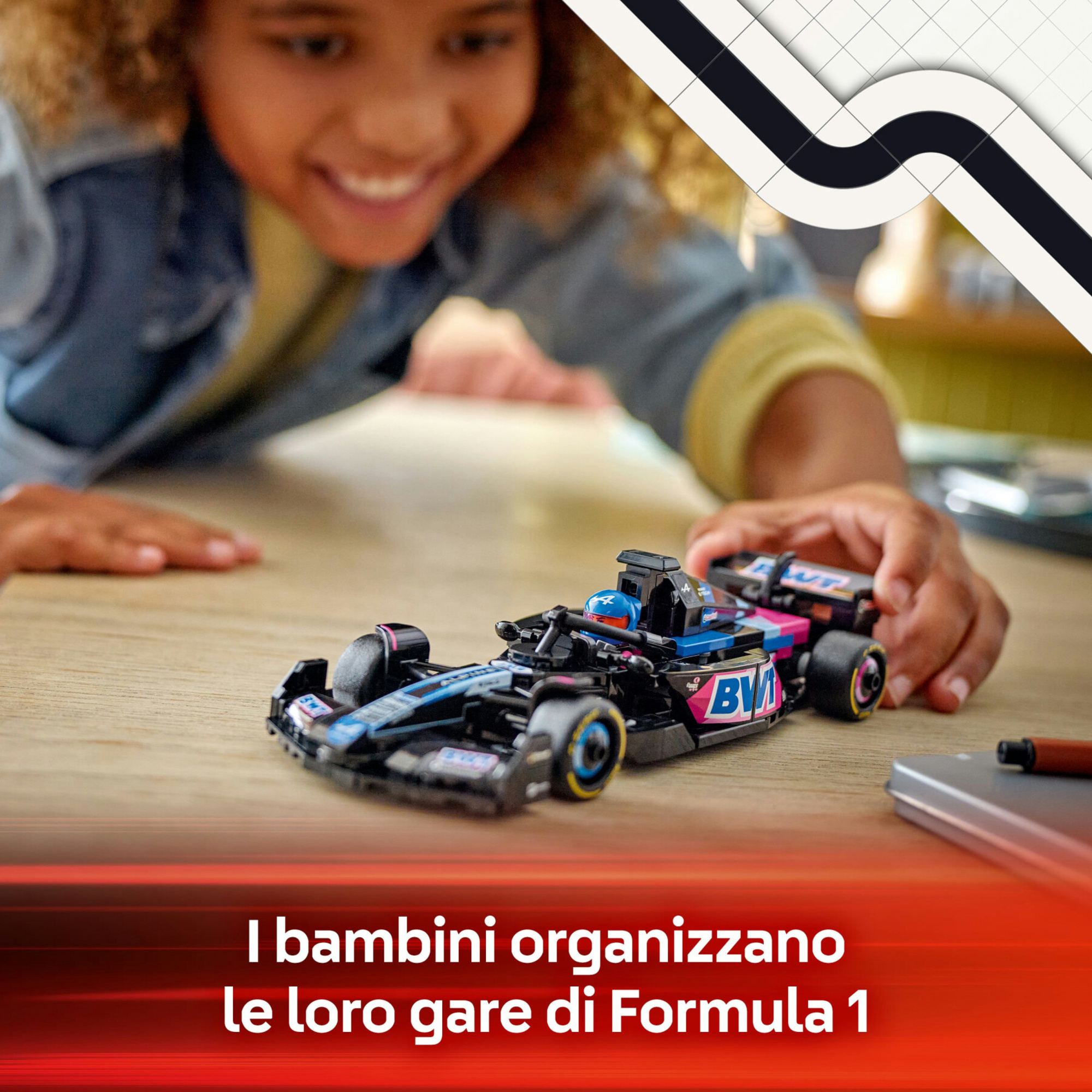 Lego speed champions 77248 auto da corsa bwt alpine f1 team a524 macchina giocattolo da collezione con minifigure, bambini 10+ - LEGO SPEED CHAMPIONS