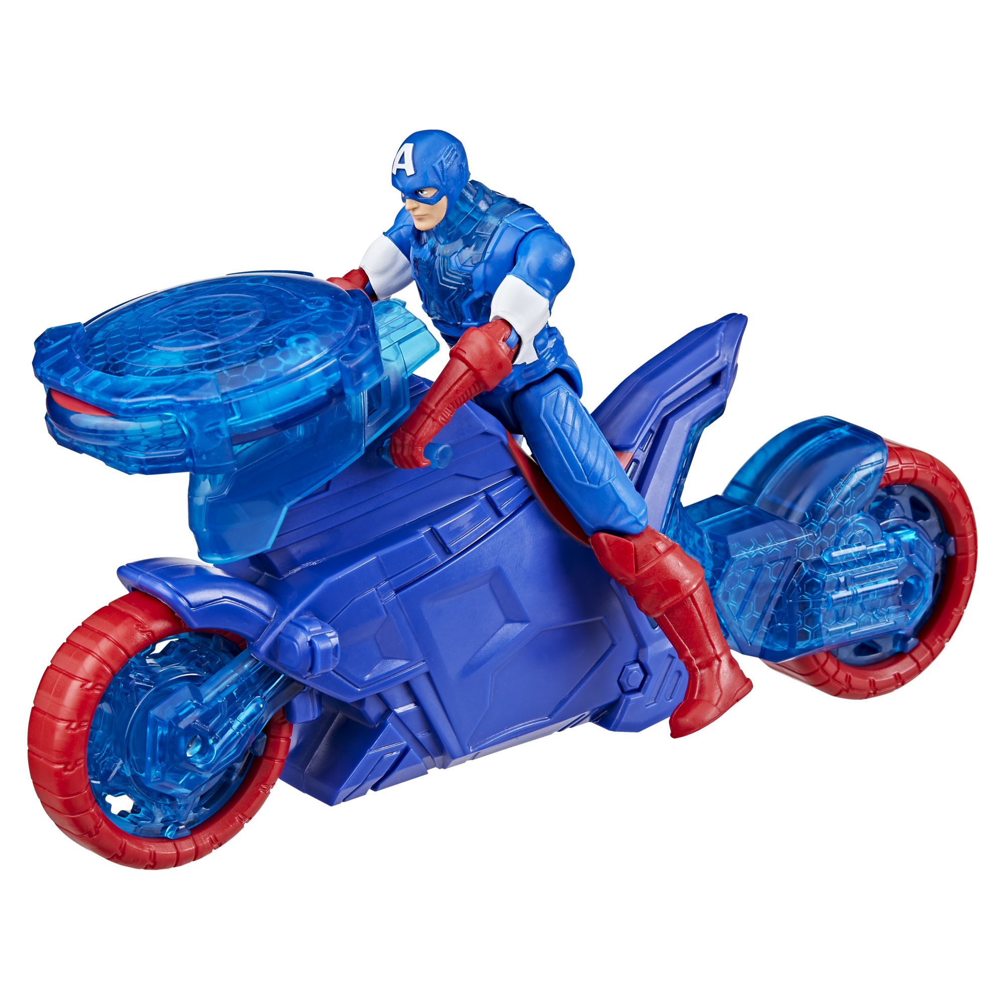 Avengers personaggio capt america e moto 10cm - Avengers