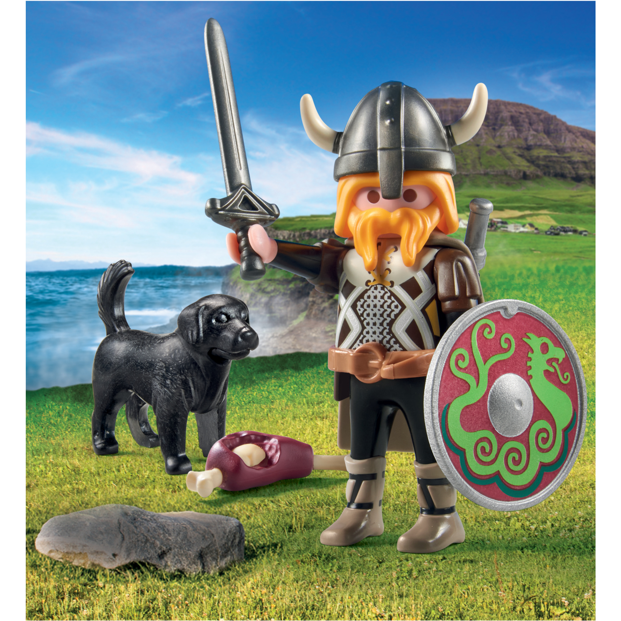 Playmobil 71755 - special plus vichingo con cane da guardia per bambini dai 4 anni - Playmobil
