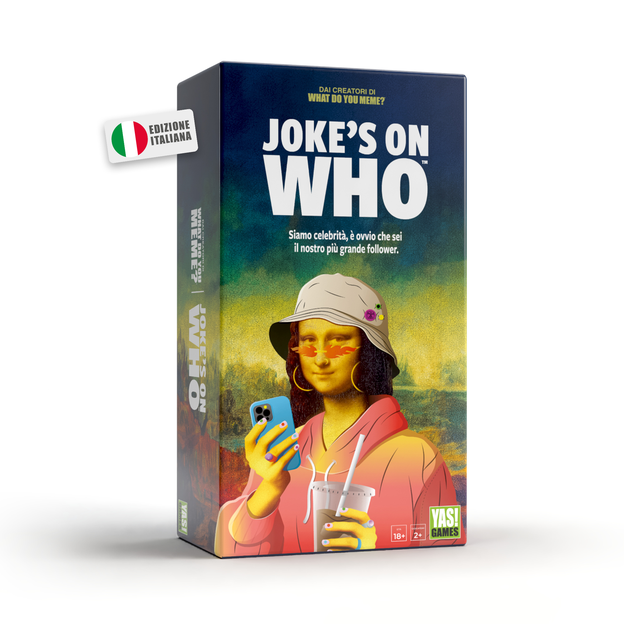 Joke's on who yas!games - party game italiano - divertente sfida di cultura pop - 18+ - YAS GAME