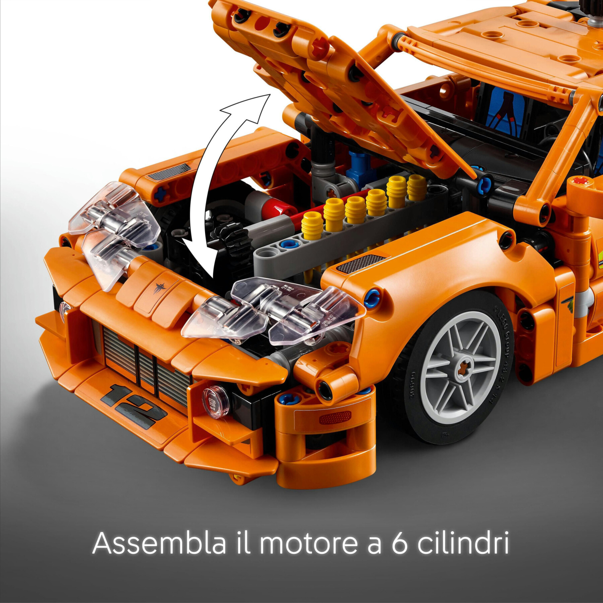 Lego technic 42204 fast and furious toyota supra mk4, macchina giocattolo, motore 6 cilindri e portiere apribili per bambini9+ - LEGO TECHNIC