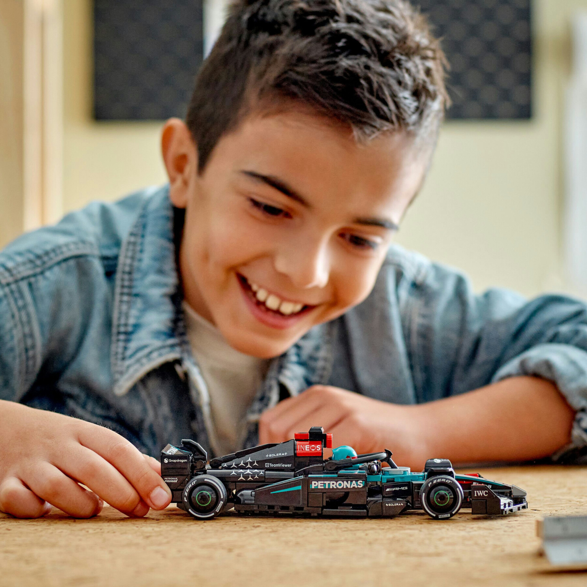 Lego speed champions 77244 auto da corsa mercedes-amg petronas f1 w 15 macchina giocattolo da collezione con pilota, bambini10+ - LEGO SPEED CHAMPIONS