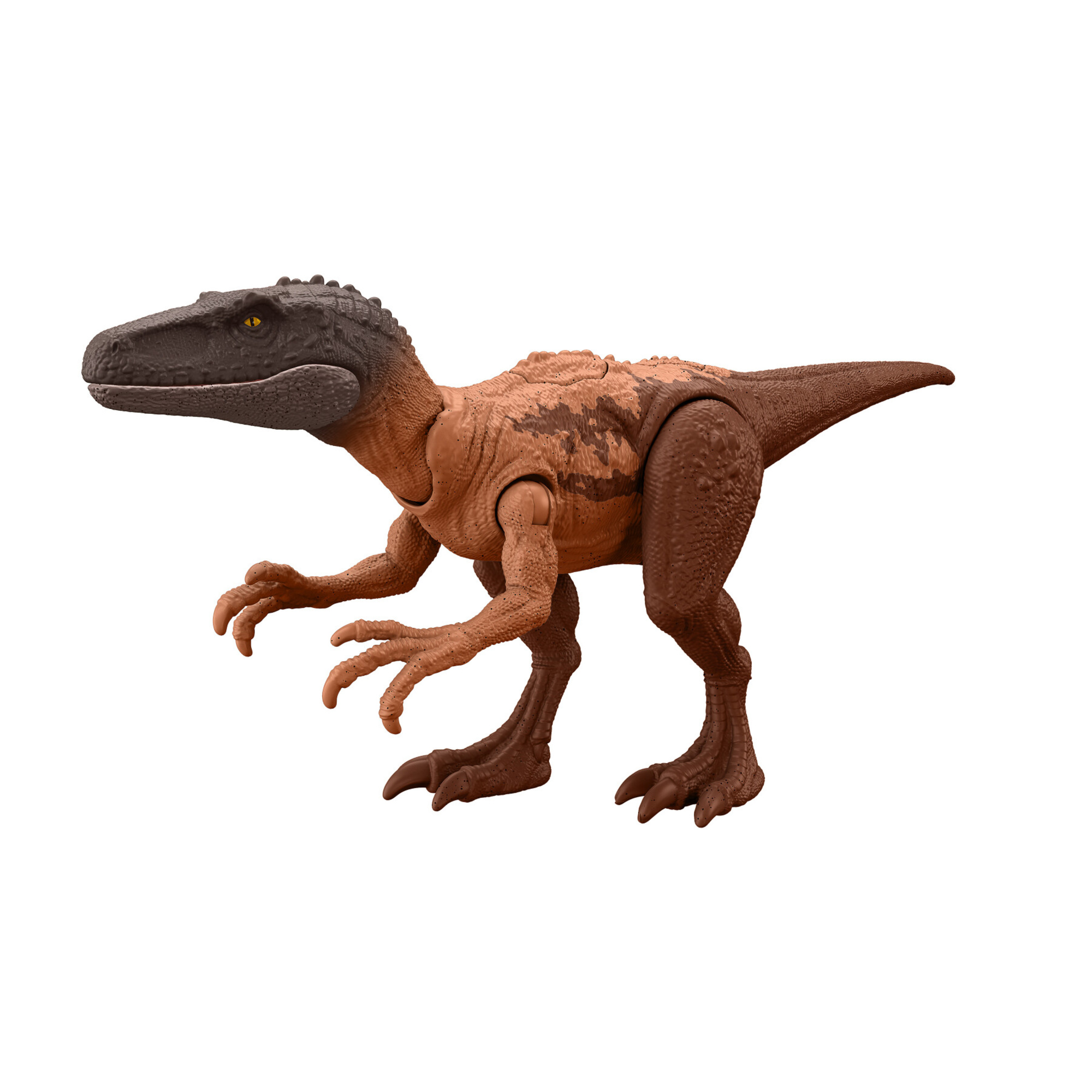 Mattel jurassic world attacco fatale - herrerasaurus con articolazioni e azione d'attacco - Jurassic World