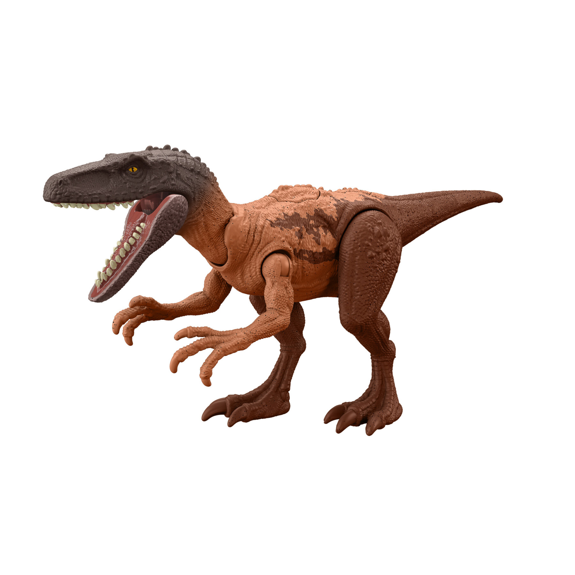 Mattel jurassic world attacco fatale - herrerasaurus con articolazioni e azione d'attacco - Jurassic World