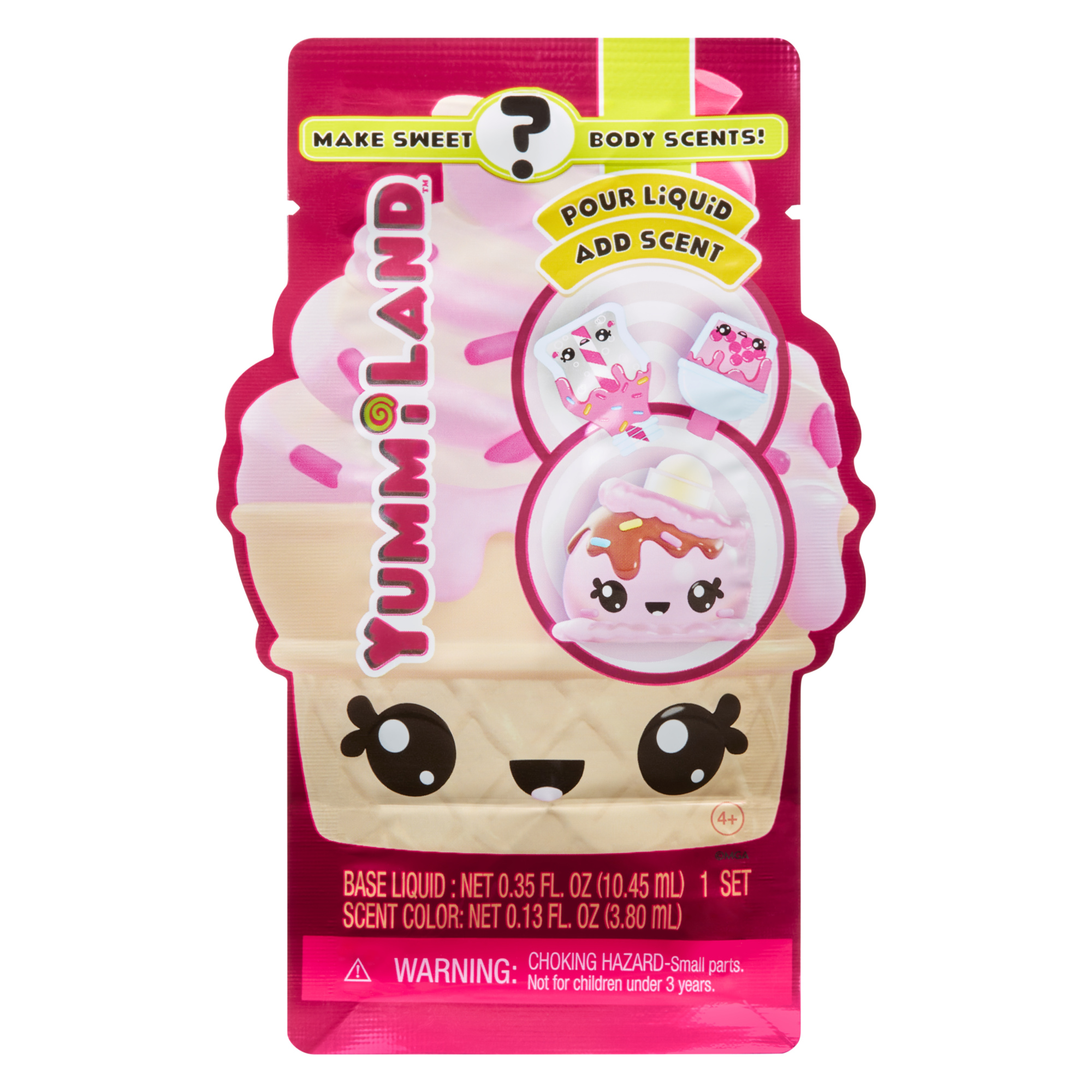 Yummiland num nom body scents roller singolo assortito - include 1 num nom, crea il tuo profumo personalizzato, funge da portachiavi - YUMMILAND