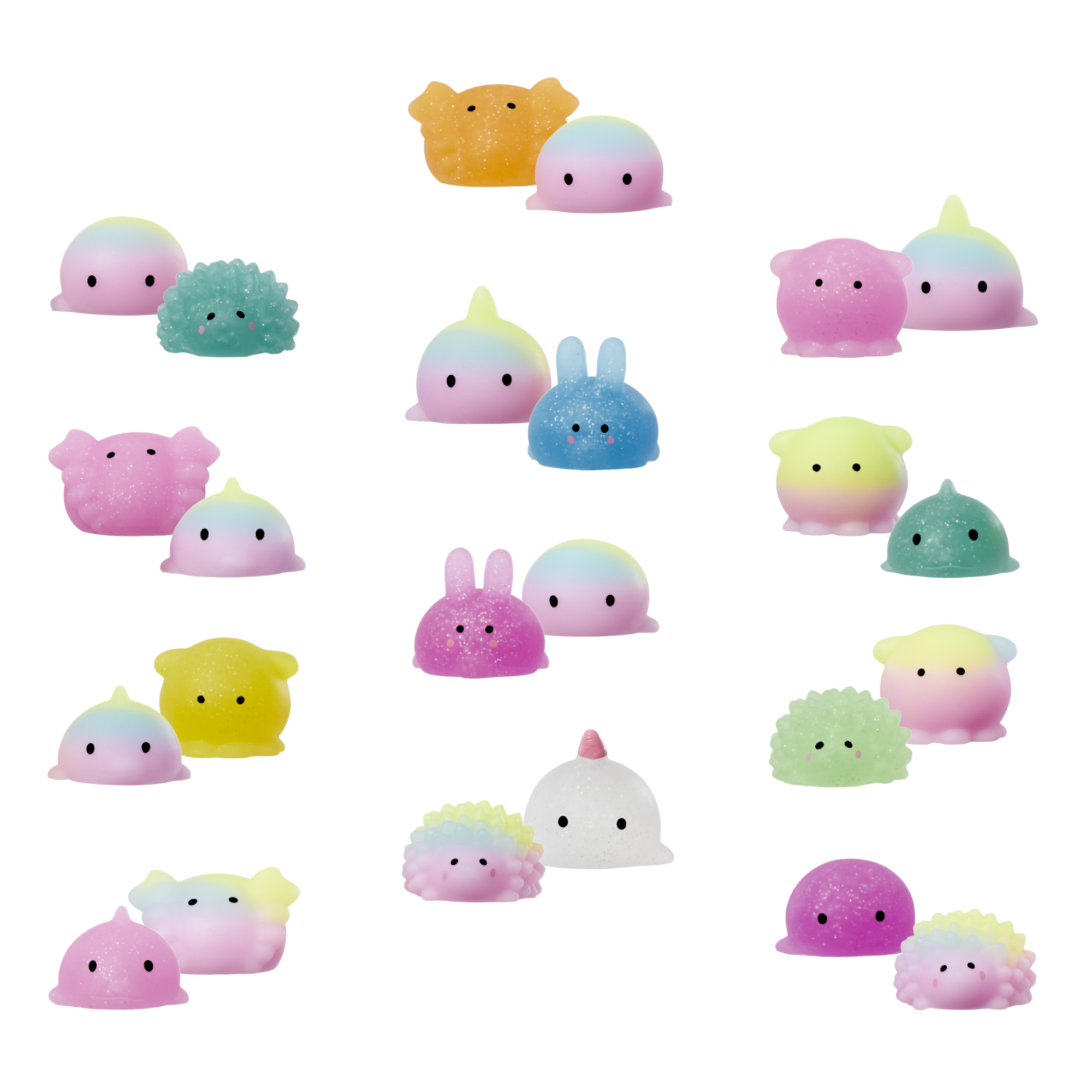 L'originale moj moj squish serie 1, personaggii da collezione con confezione sorpresa, asmr, gioco tattile - MOJ MOJ