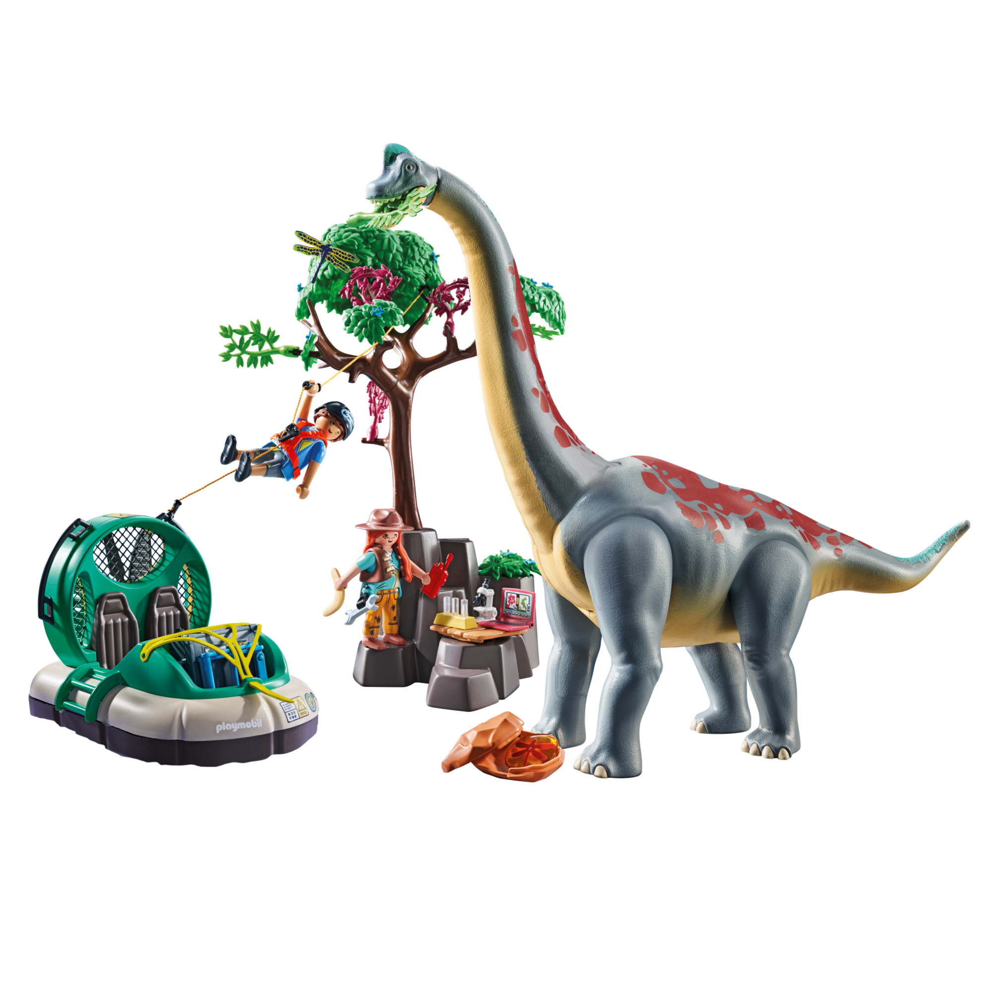 Playmobil dinos 71819 alla ricerca del brachiosauro - 4+ anni - Playmobil