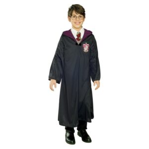 Costume harry potter per bambini - tunica nera con stemma grifondoro - Harry Potter, RUBIE'S