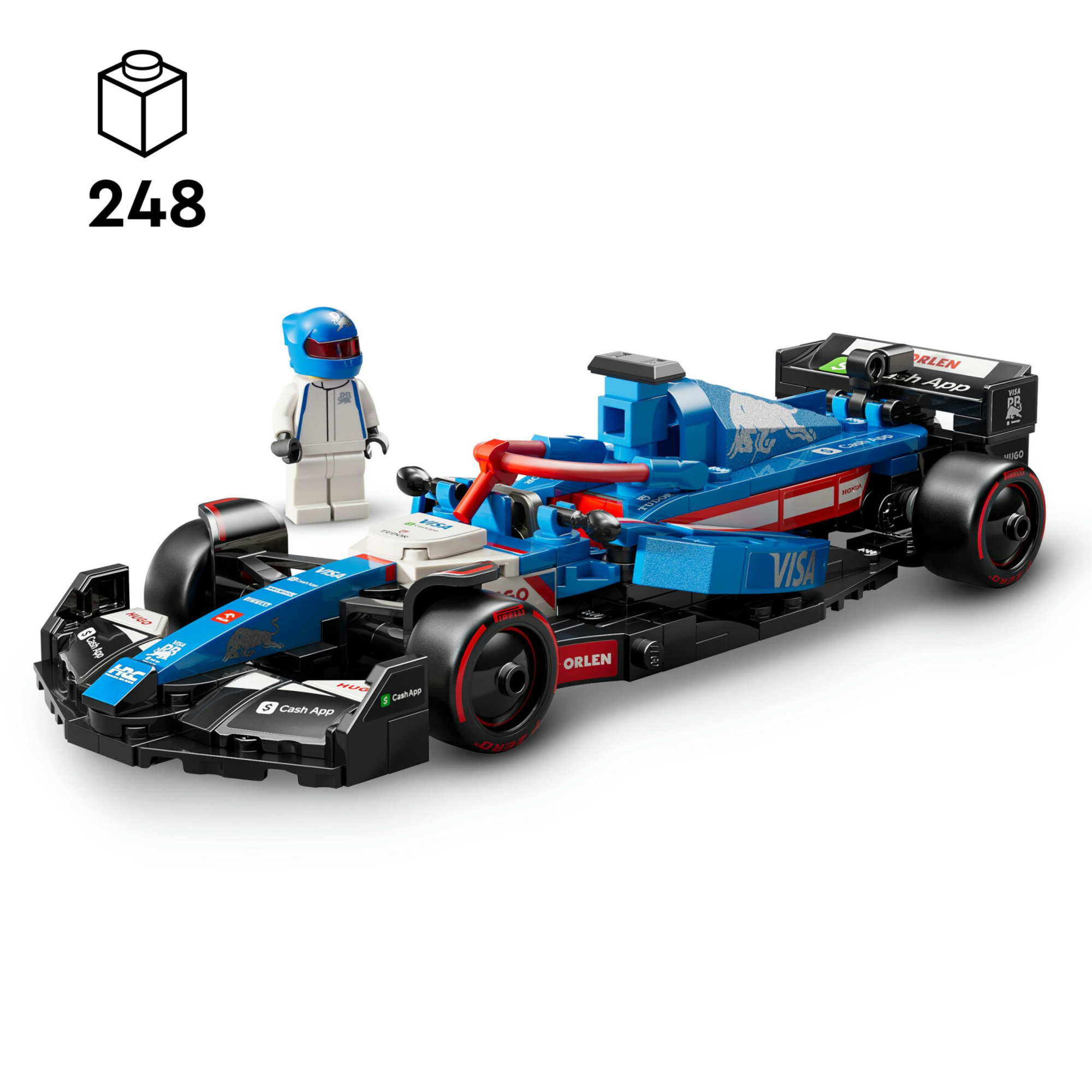 Lego speed champions 77246 auto da corsa f1 visa cash app rb vcarb 01 macchina da collezione, regalo per uomo, donna e adulti - LEGO SPEED CHAMPIONS