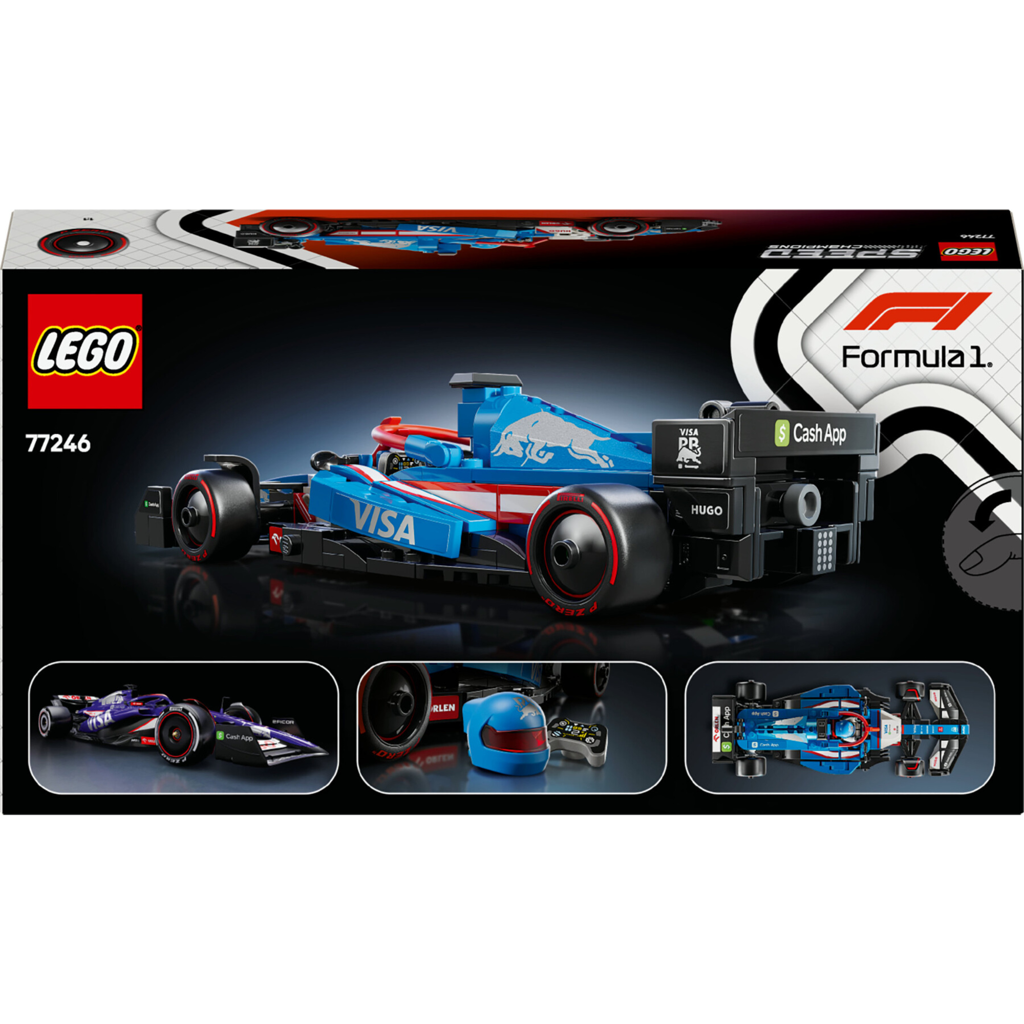 Lego speed champions 77246 auto da corsa f1 visa cash app rb vcarb 01 macchina da collezione, regalo per uomo, donna e adulti - LEGO SPEED CHAMPIONS