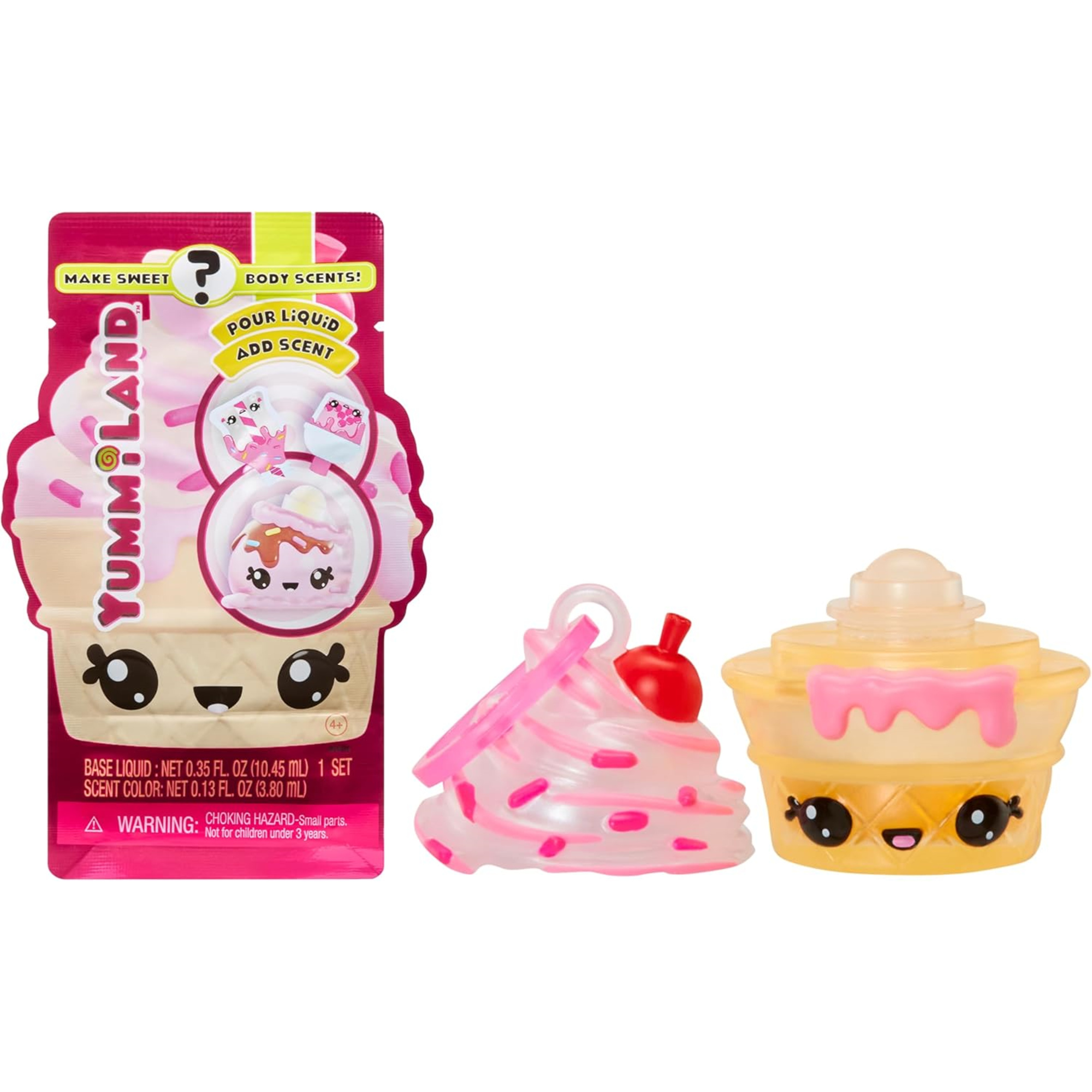Yummiland num nom body scents roller singolo assortito - include 1 num nom, crea il tuo profumo personalizzato, funge da portachiavi - YUMMILAND