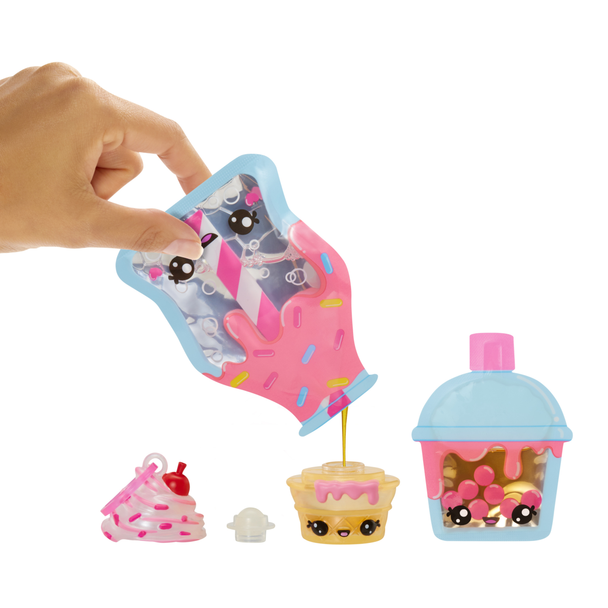 Yummiland num nom body scents roller singolo assortito - include 1 num nom, crea il tuo profumo personalizzato, funge da portachiavi - YUMMILAND