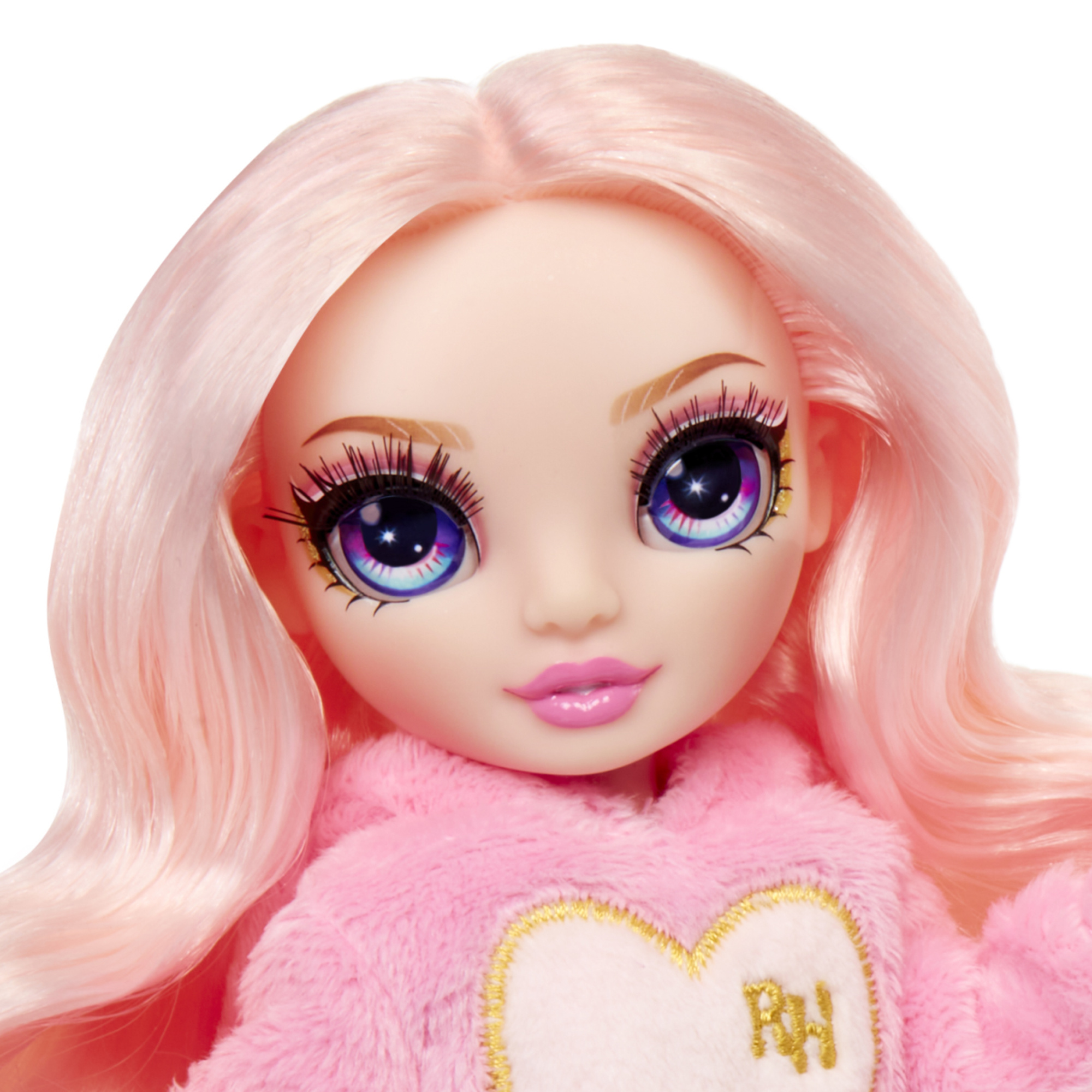 Rainbow high junior high pj party - bella parker - bambola snodata da 22 cm con morbida tutina, pantofole e accessori da gioco - Rainbow High