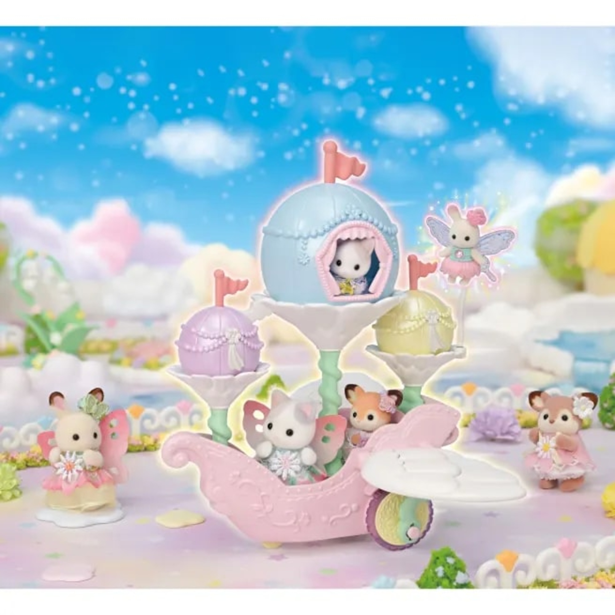 Sylvanian families parco divertimenti - nave volante floreale - SYLVANIAN FAMILY