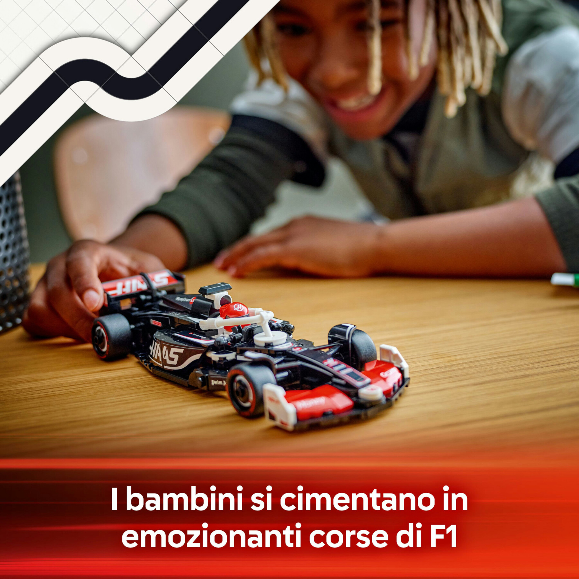 Lego speed champions 77250 auto da corsa moneygram haas f1 team vf-24 macchina giocattolo con minifigure per bambini 10+ - LEGO SPEED CHAMPIONS