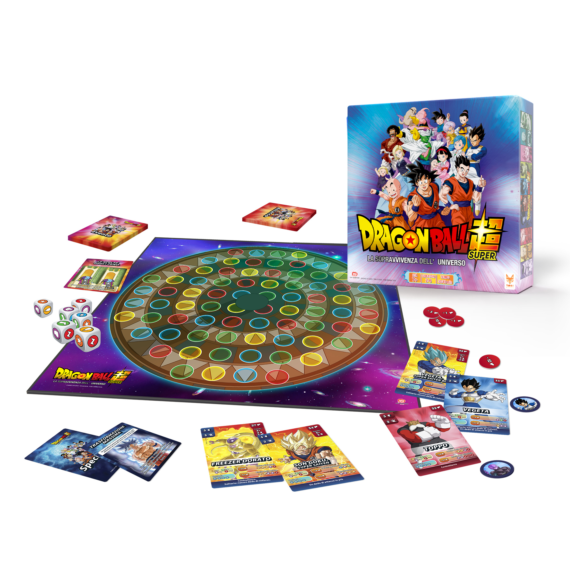 Dragon ball la sopravvivenza dell'universo - gioco da tavolo - 3-6 giocatori - 7+ - DRAGON BALL