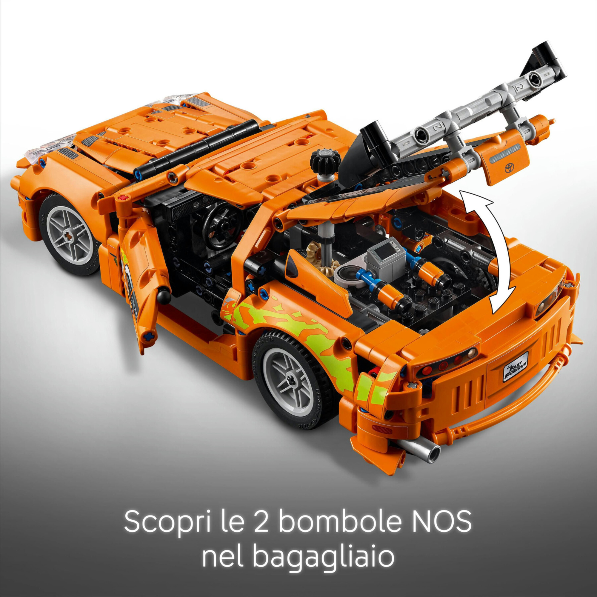 Lego technic 42204 fast and furious toyota supra mk4, macchina giocattolo, motore 6 cilindri e portiere apribili per bambini9+ - LEGO TECHNIC