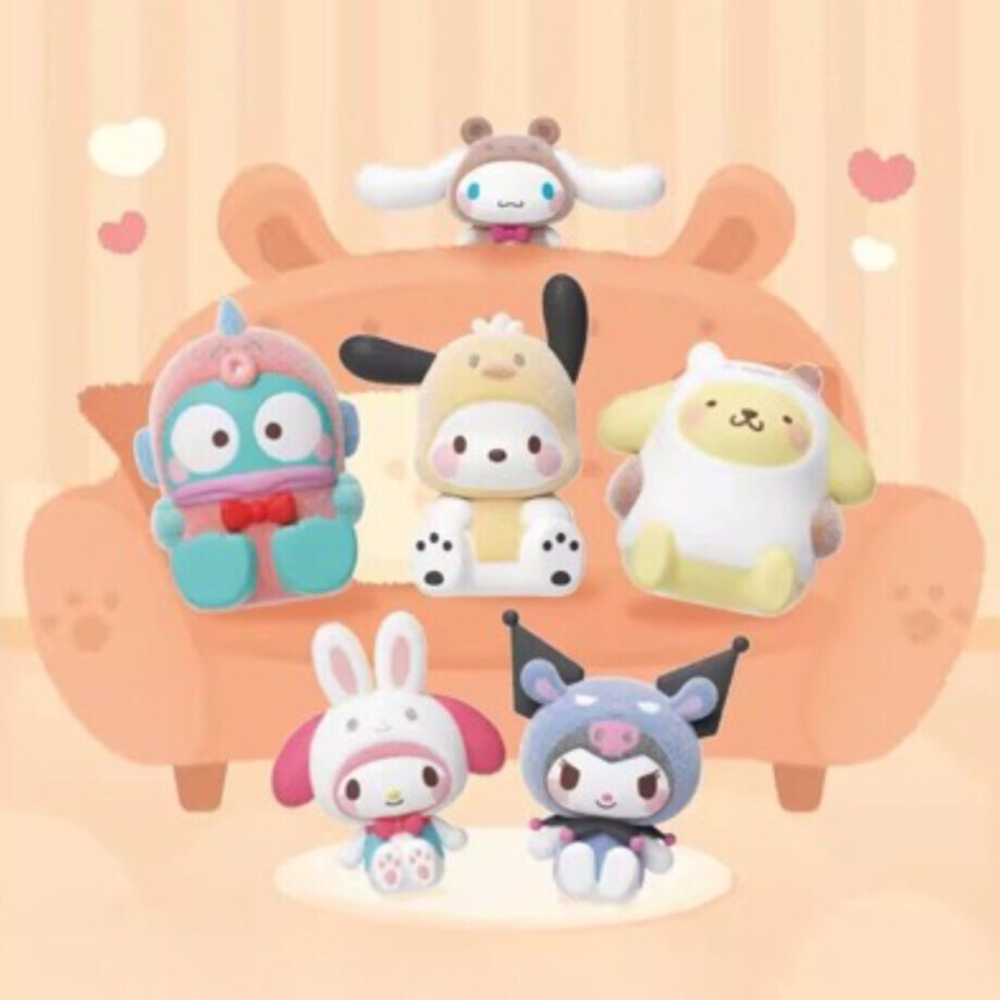 Hello kitty surprise collection bustina singola assortita - personaggi floccati da collezione - Hello Kitty