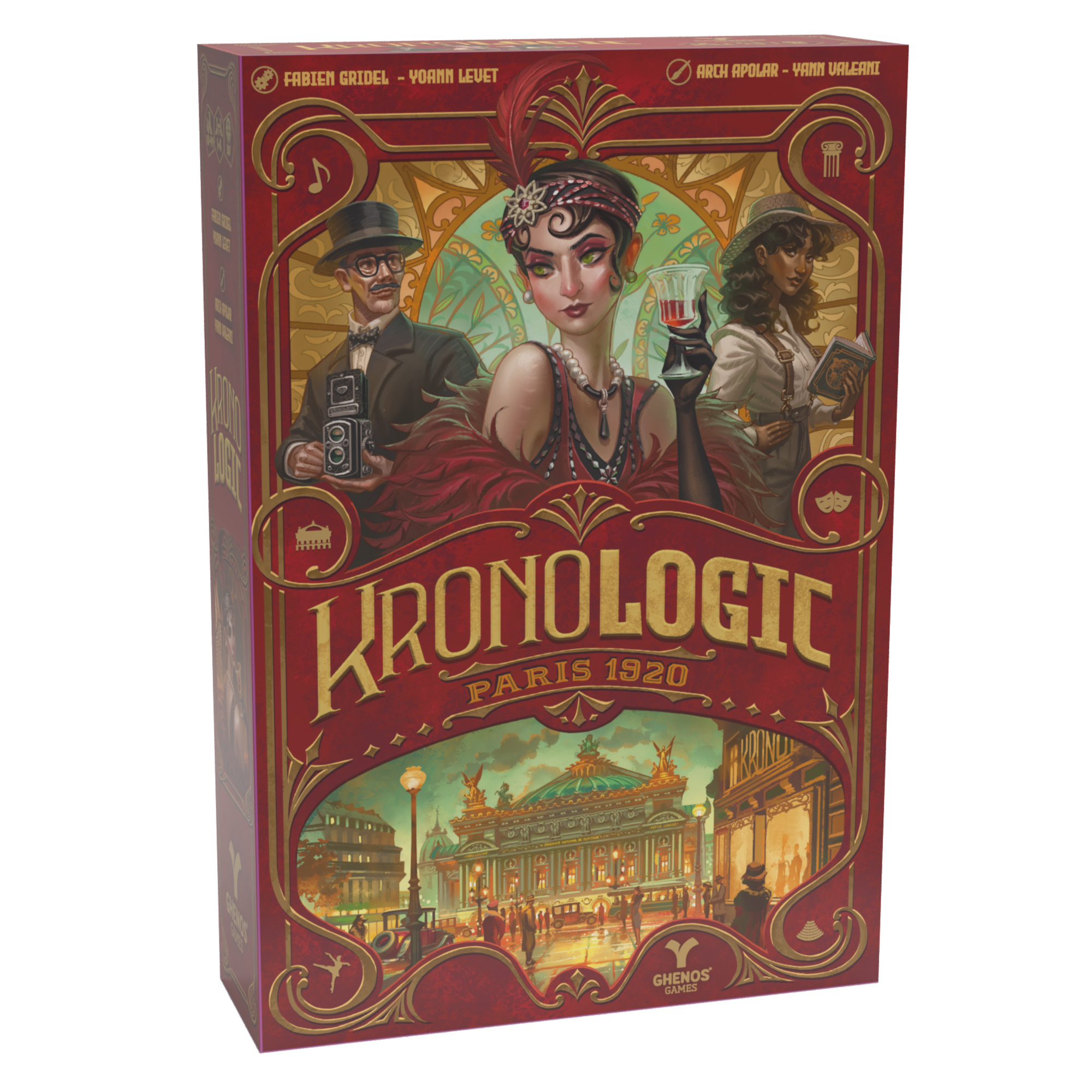 Kronologic paris 1920 – gioco investigativo e deduttivo nell’opéra di parigi - 1-4 giocatori - 8+ - -- No Brand --