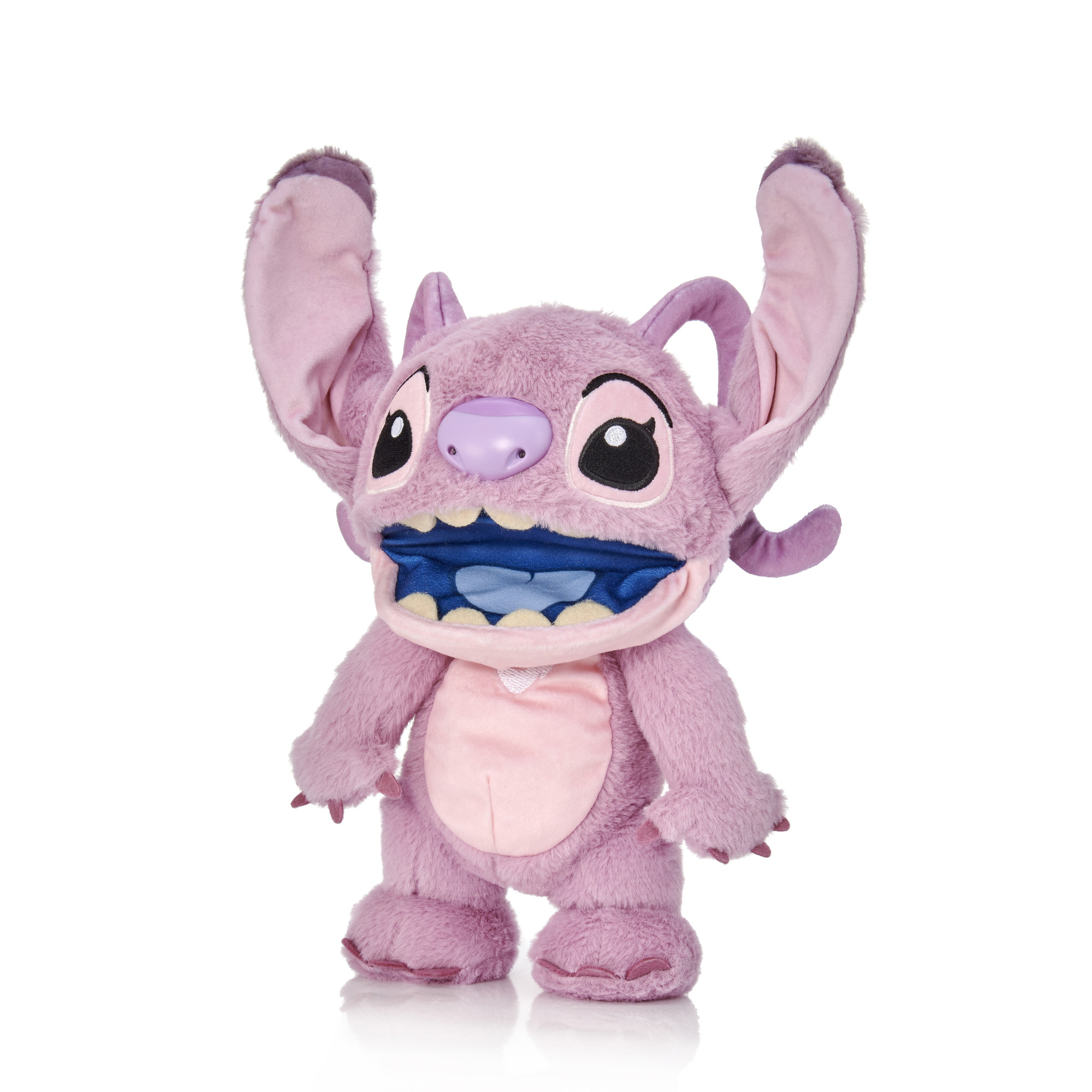 Peluche stitch angel interattivo 30 cm - parlante e reattivo al tocco - Disney Stitch