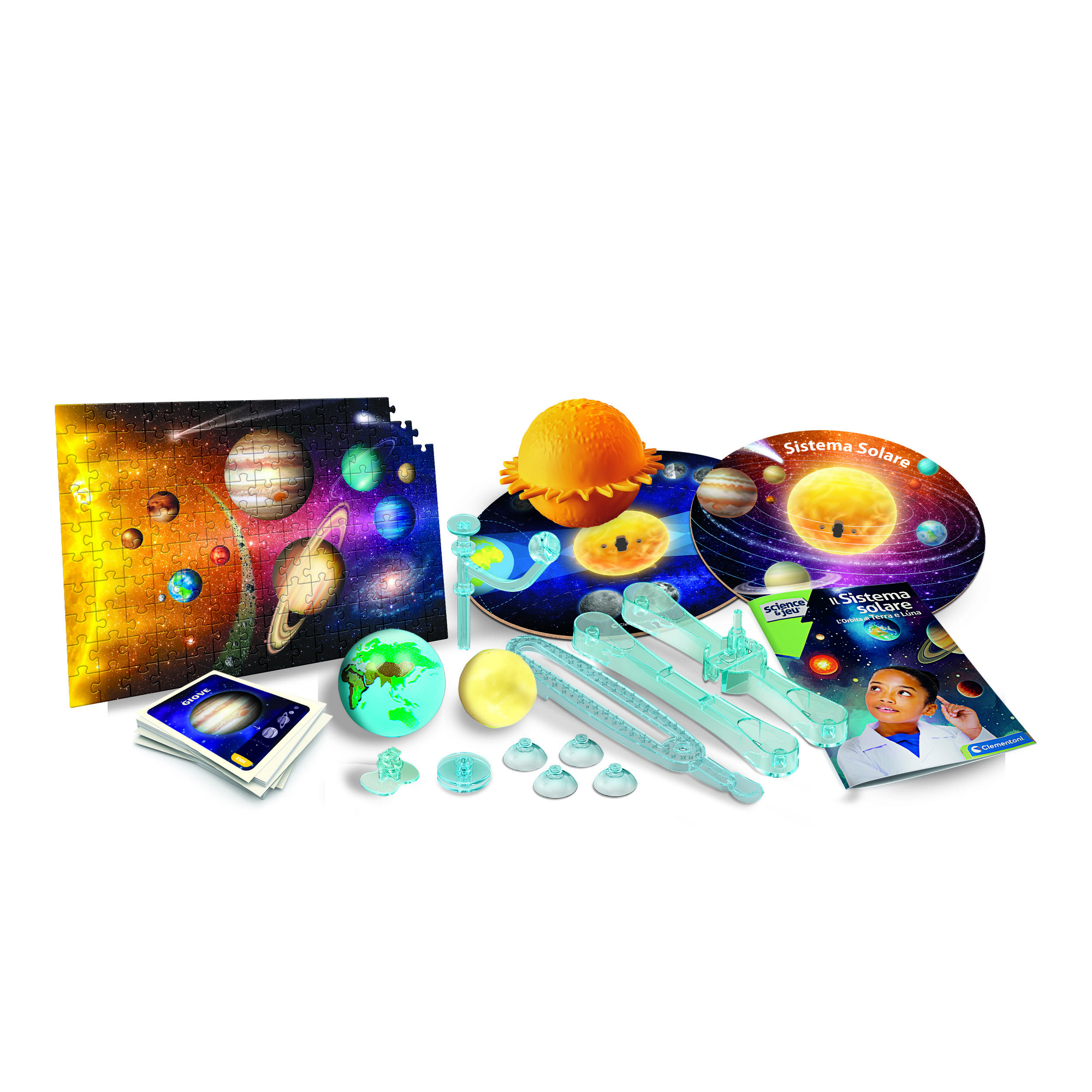Clementoni scienza & gioco sistema solare: orbita di terra e luna 19402 – gioco educativo astronomia - CLEMENTONI