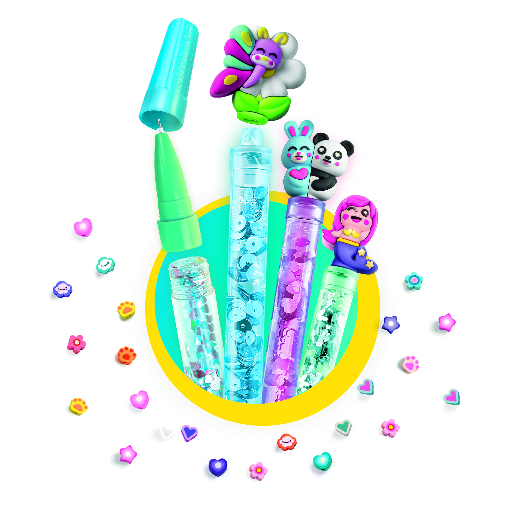 Clementoni create your pens expo 18869 – kit per creare penne colorate - CLEMENTONI