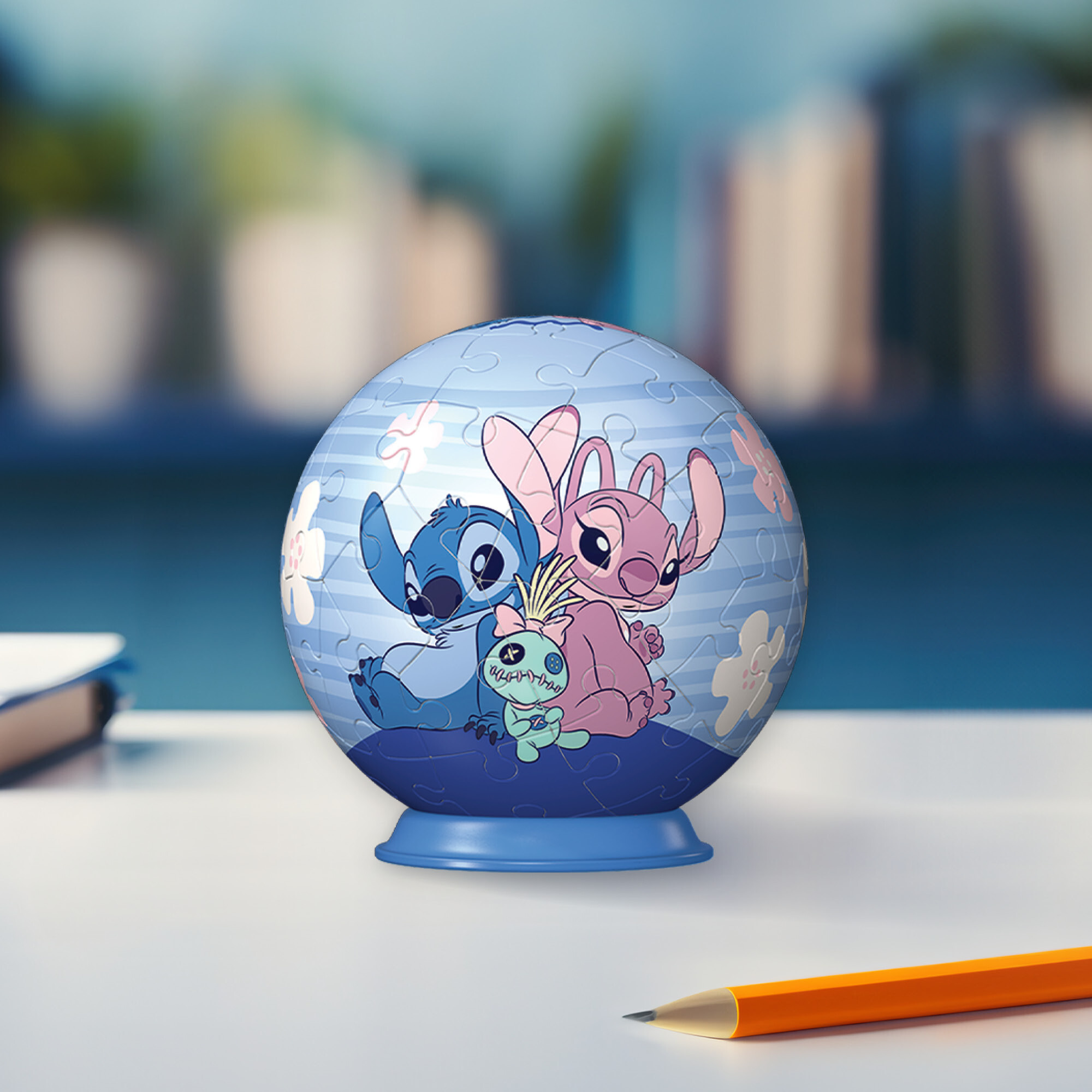 Ravensburger 3d puzzle disney stitch & angel - 54 pezzi - coppia iconica 6+ anni - Disney Stitch