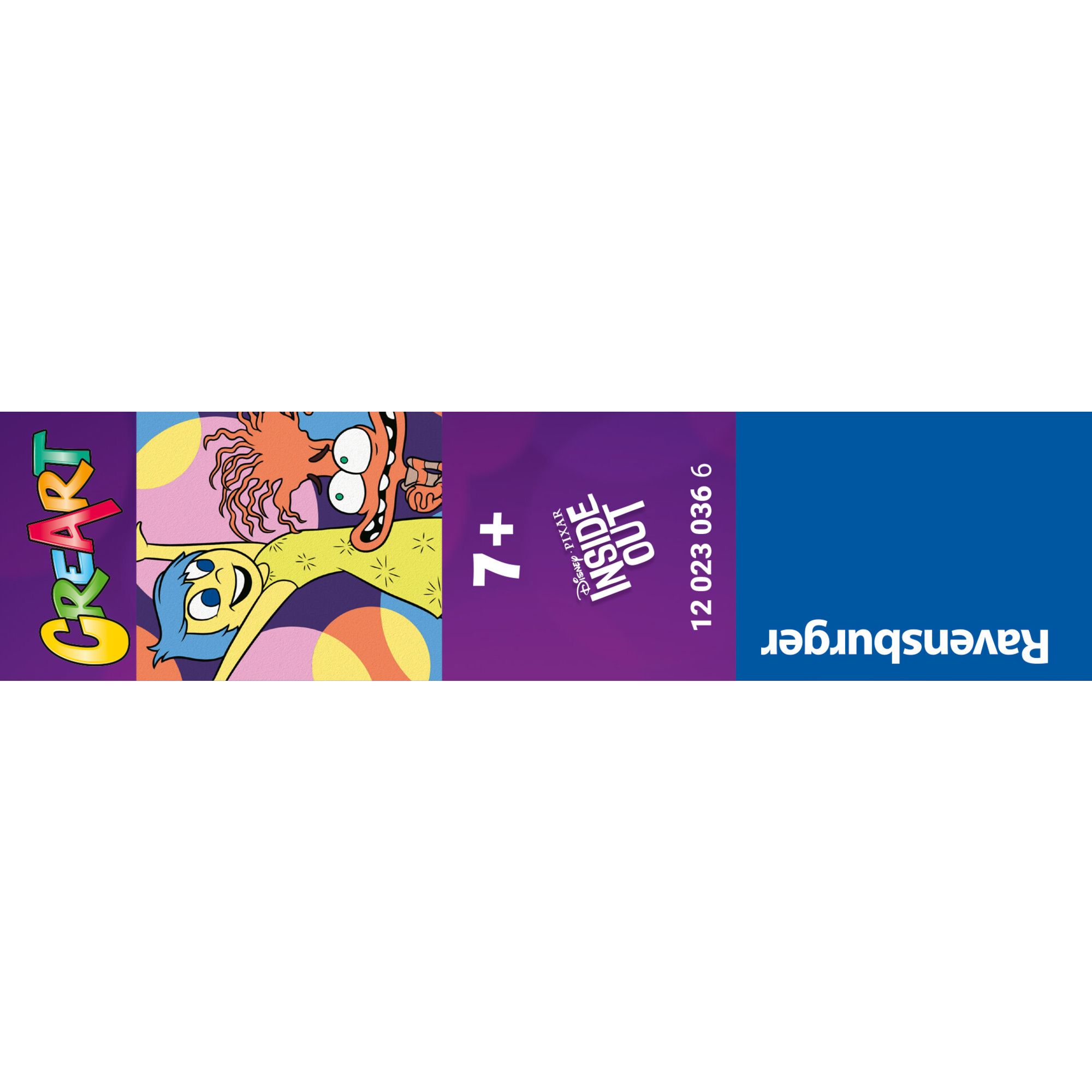 Ravensburger creart - inside out - attività artistica per bambini 7+ anni - Disney