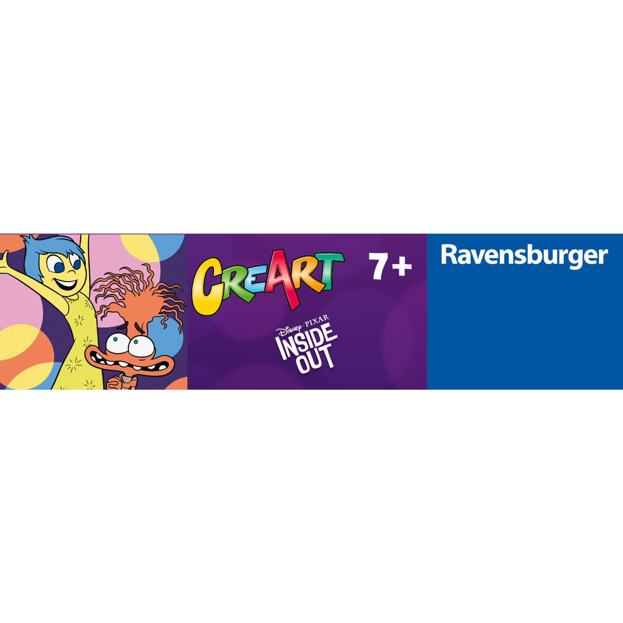 Ravensburger creart - inside out - attività artistica per bambini 7+ anni - Disney