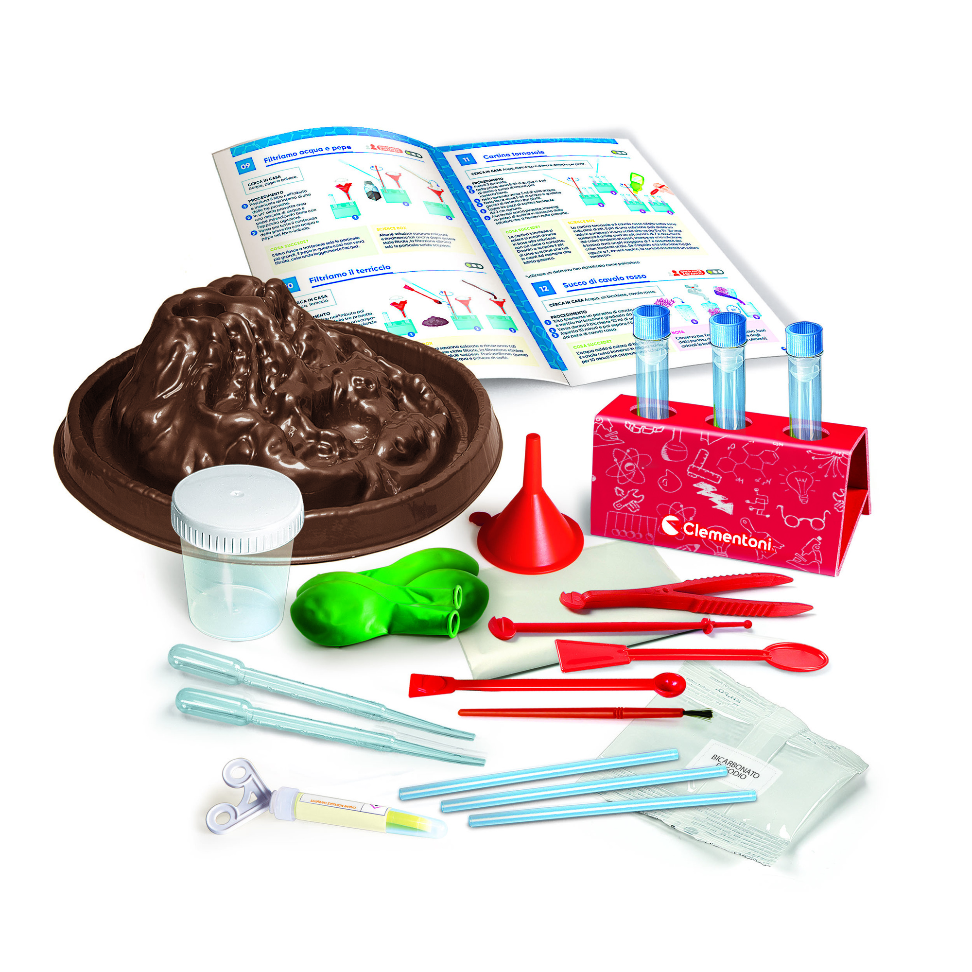 Clementoni scienza & gioco i migliori 50 esperimenti 19430 – kit di esperimenti scientifici - CLEMENTONI